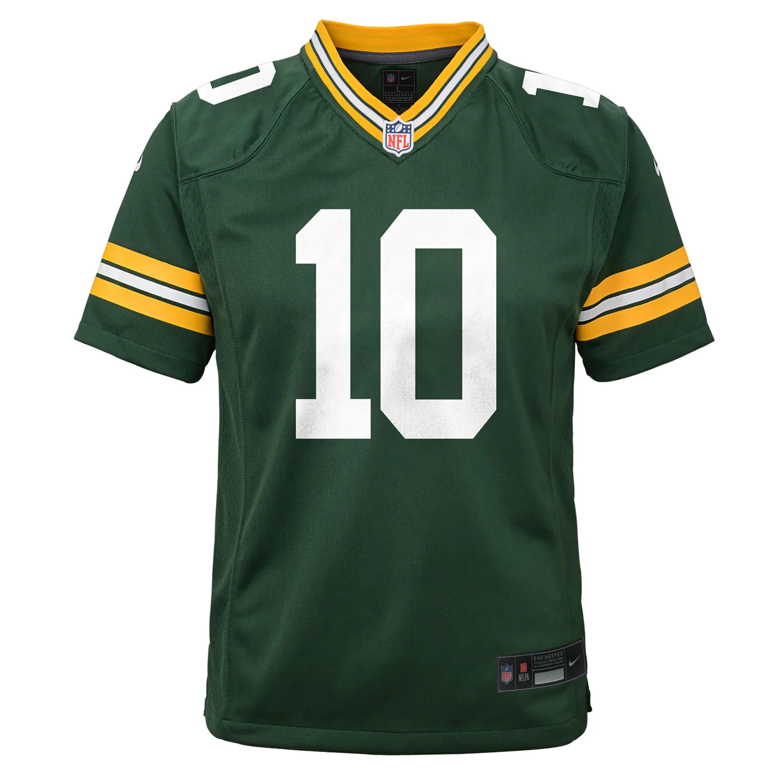 Nike Packers Love 10 Kids Game Jersey