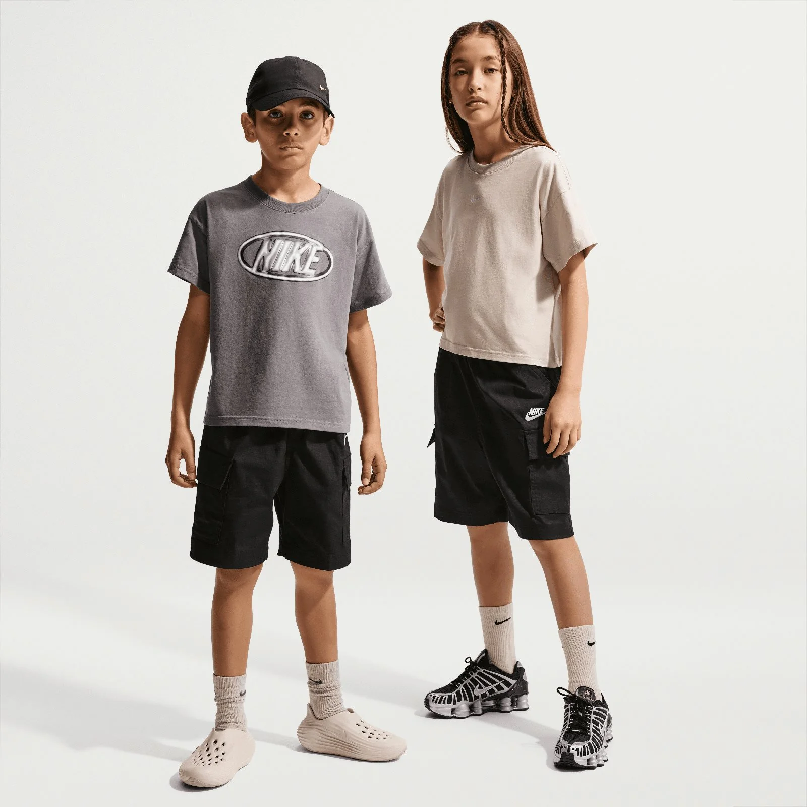 Nike Sportswear Club Kids Woven Cargo Shorts - Image 6