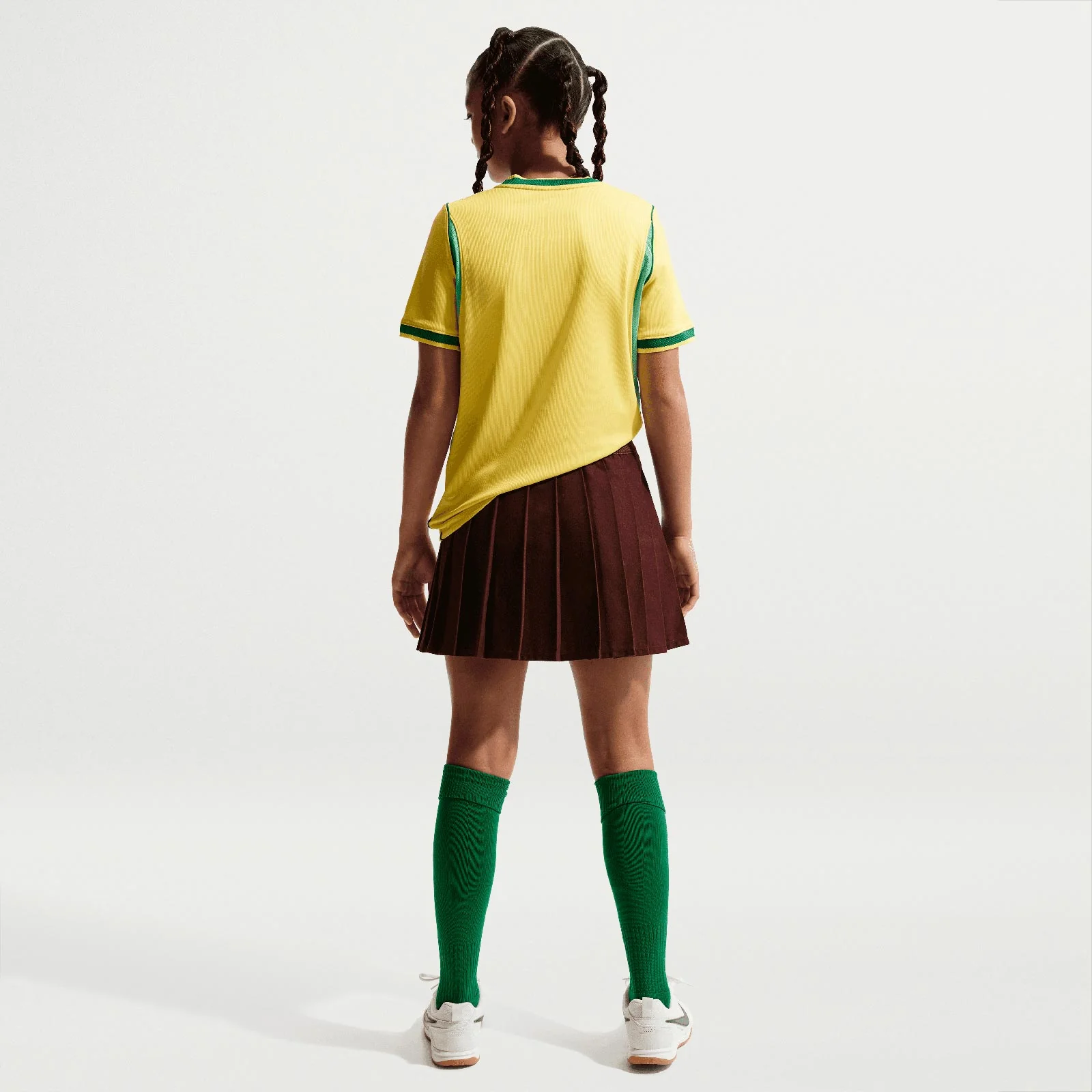 Nike Kids Brazil World Cup 2026 Stadium Home Dri-FIT Soccer Replica Jersey - Image 8