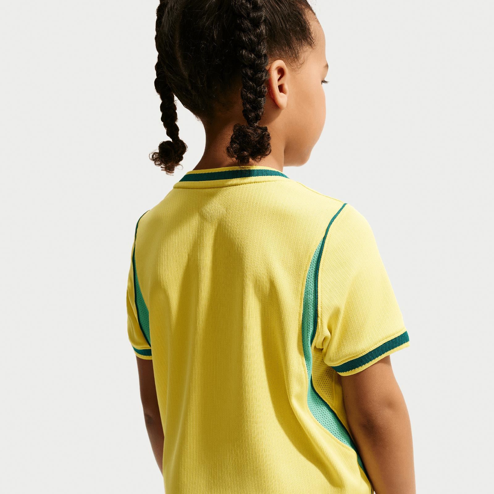 Nike Kids Brazil World Cup 2026 Stadium Home Soccer Replica 3-Piece Kit - Image 7