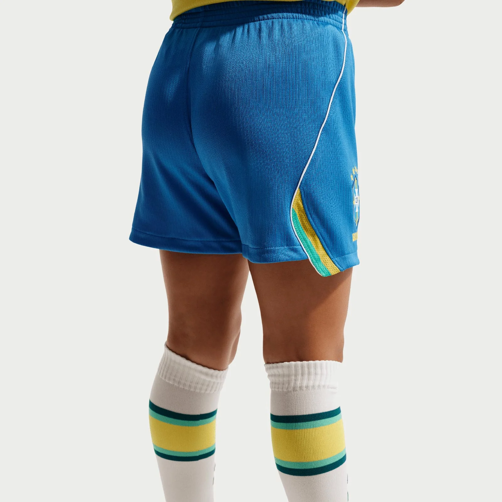 Nike Kids Brazil World Cup 2026 Stadium Home Soccer Replica 3-Piece Kit - Image 9