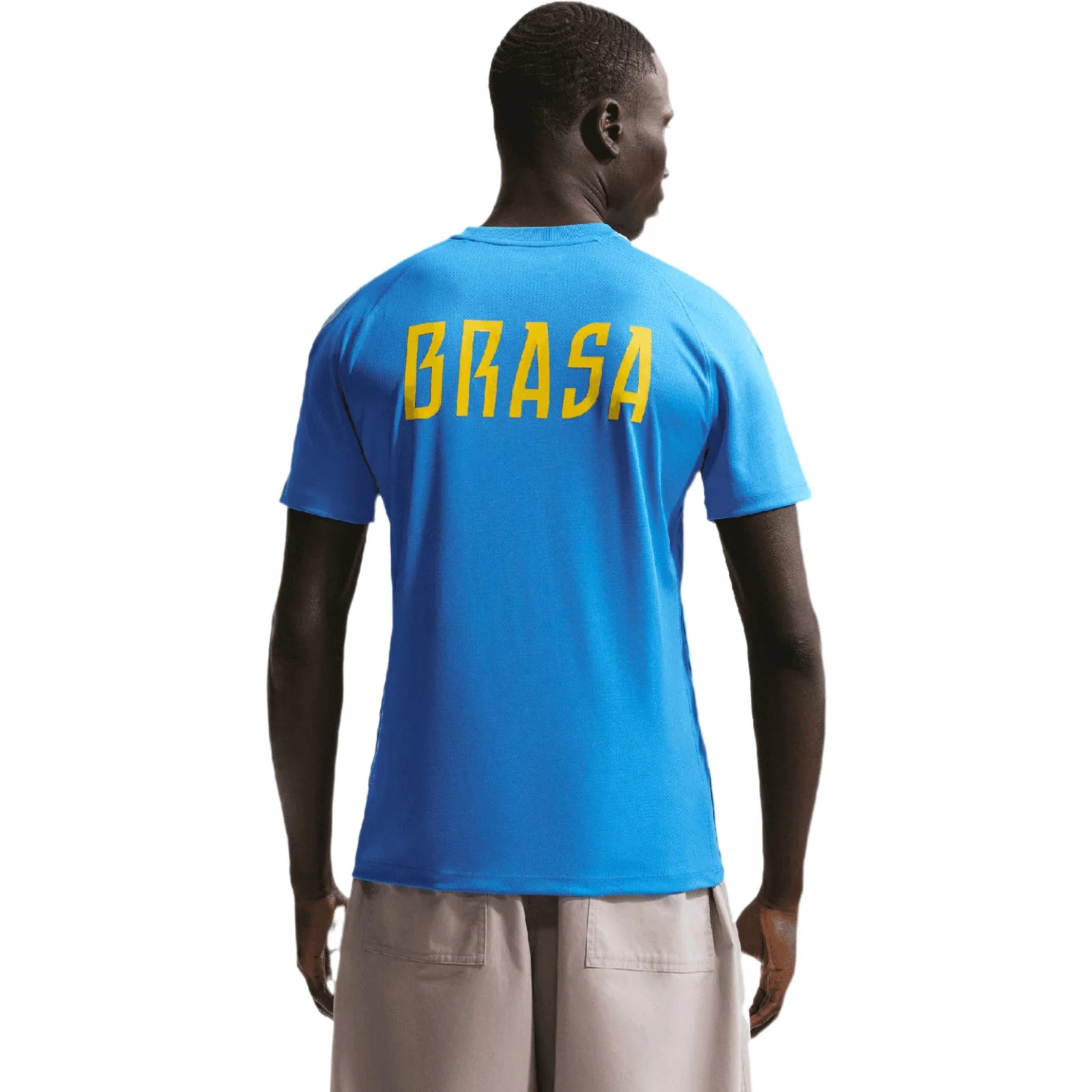 Nike Mens Brazil World Cup 2026 Strike Soccer Dri-FIT Short-Sleeve Top - Image 2