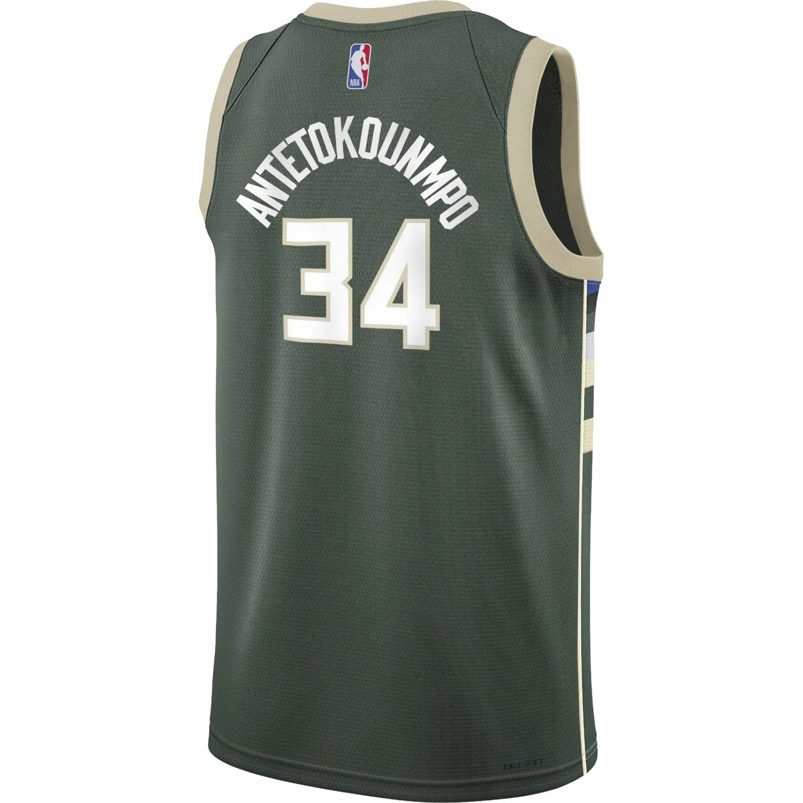Nike NBA Bucks Giannis 34 Kids Icon Jersey - Image 2