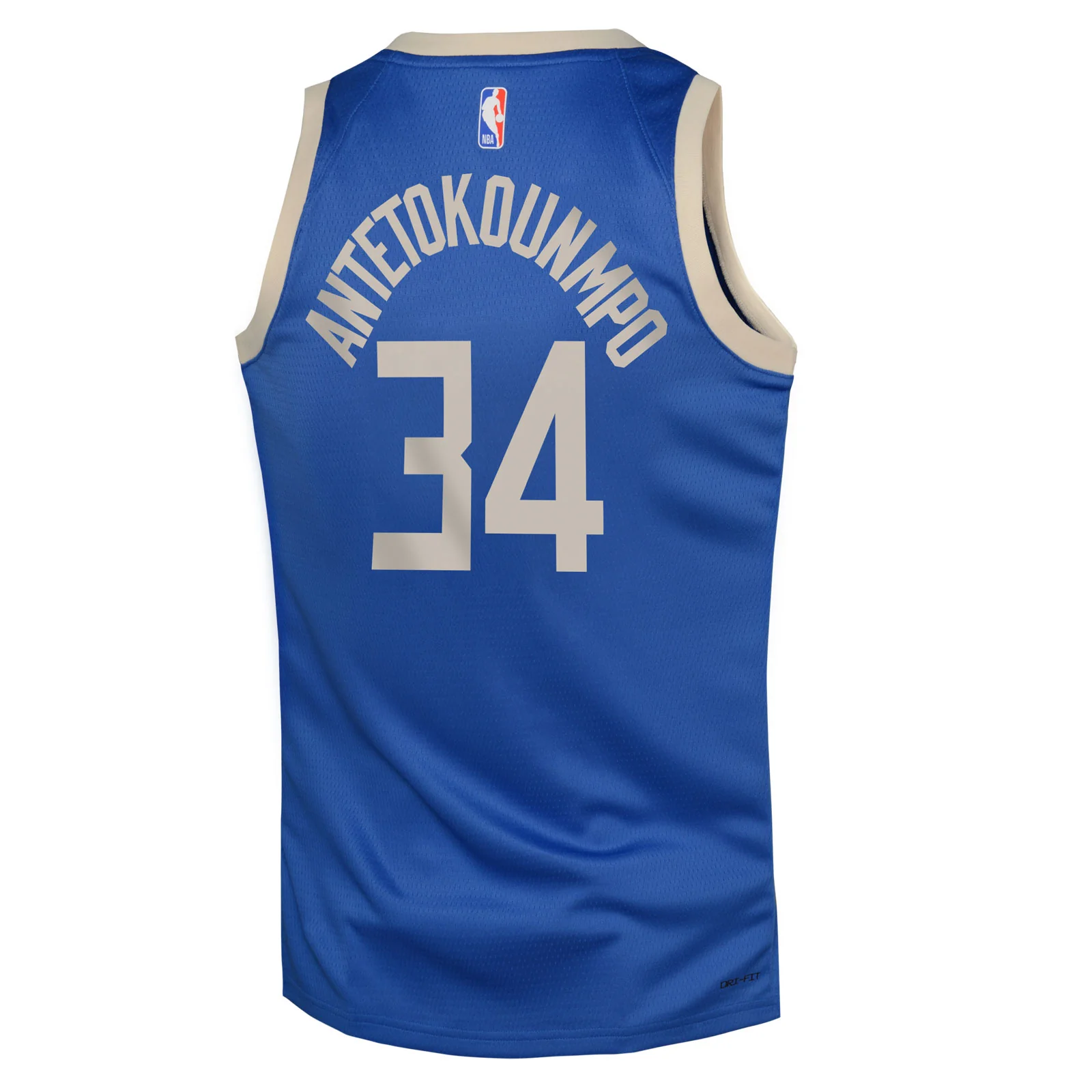 Nike Bucks Gannis 34 Kids Jersey - Image 2