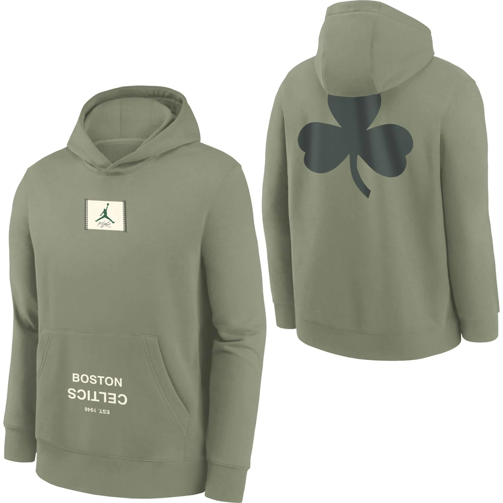Nike NBA Boston Celtics Statement Kids Hoodie - Image 3