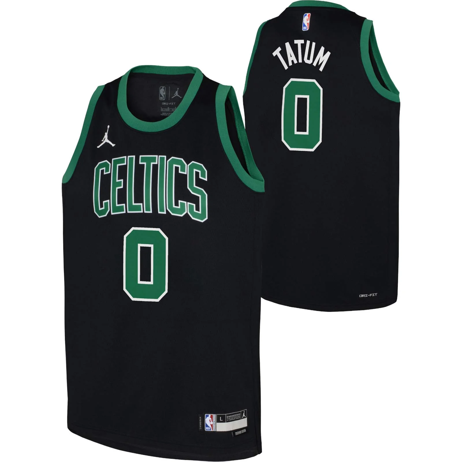 Nike Celtics Tatum Statement Kids Jersey - Image 3