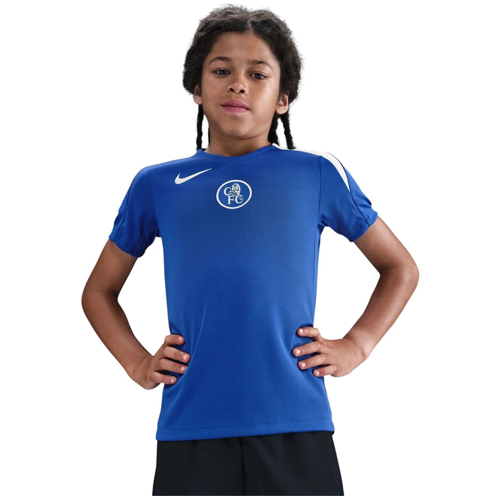 Nike Chelsea FC Strike Third Kids Dri-FIT Total 90 Soccer Short-Sleeve Top