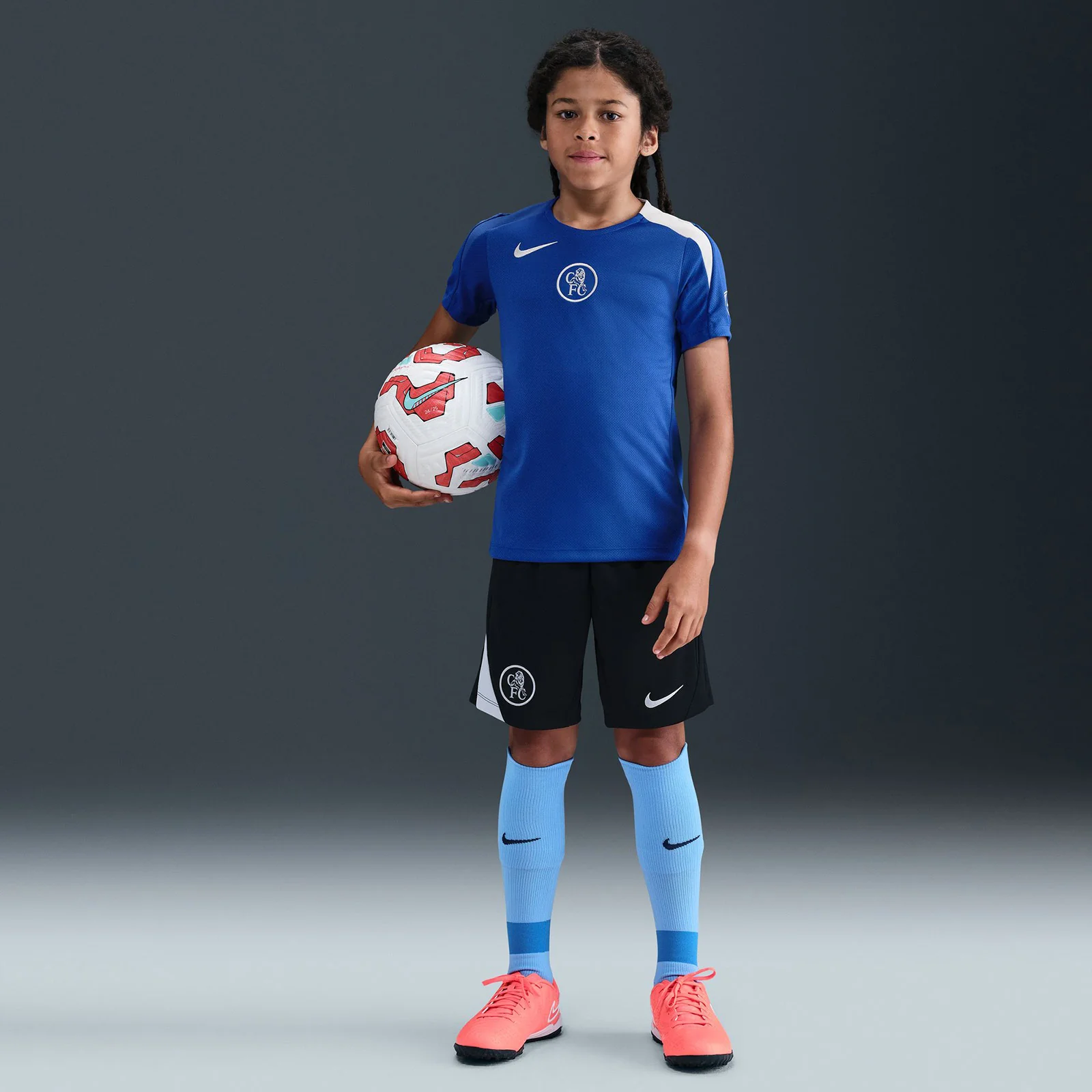 Nike Chelsea FC Strike Third Kids Dri-FIT Total 90 Soccer Short-Sleeve Top - Image 6