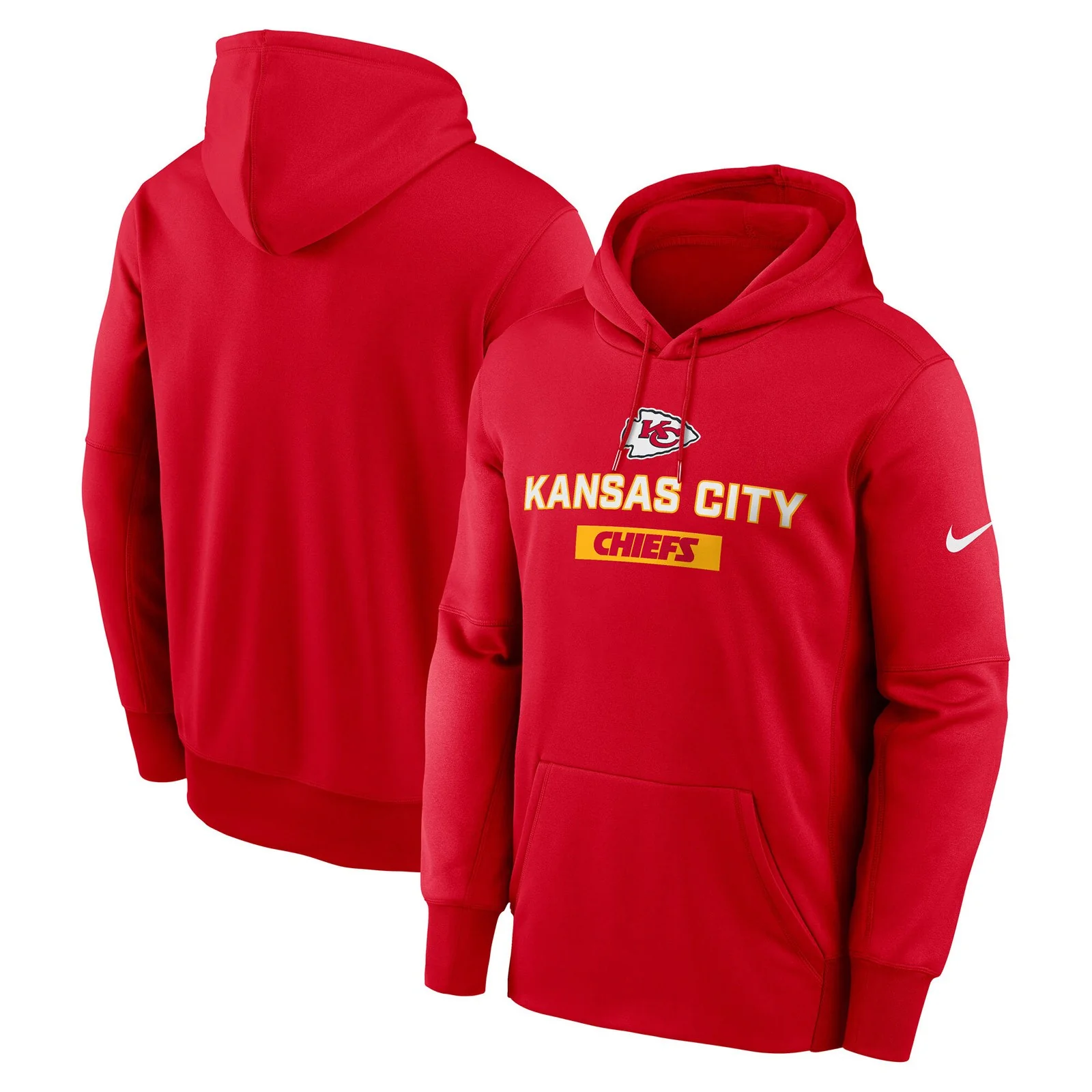 Nike NFL Chiefs Therma Pullover Hoodie - Image 3