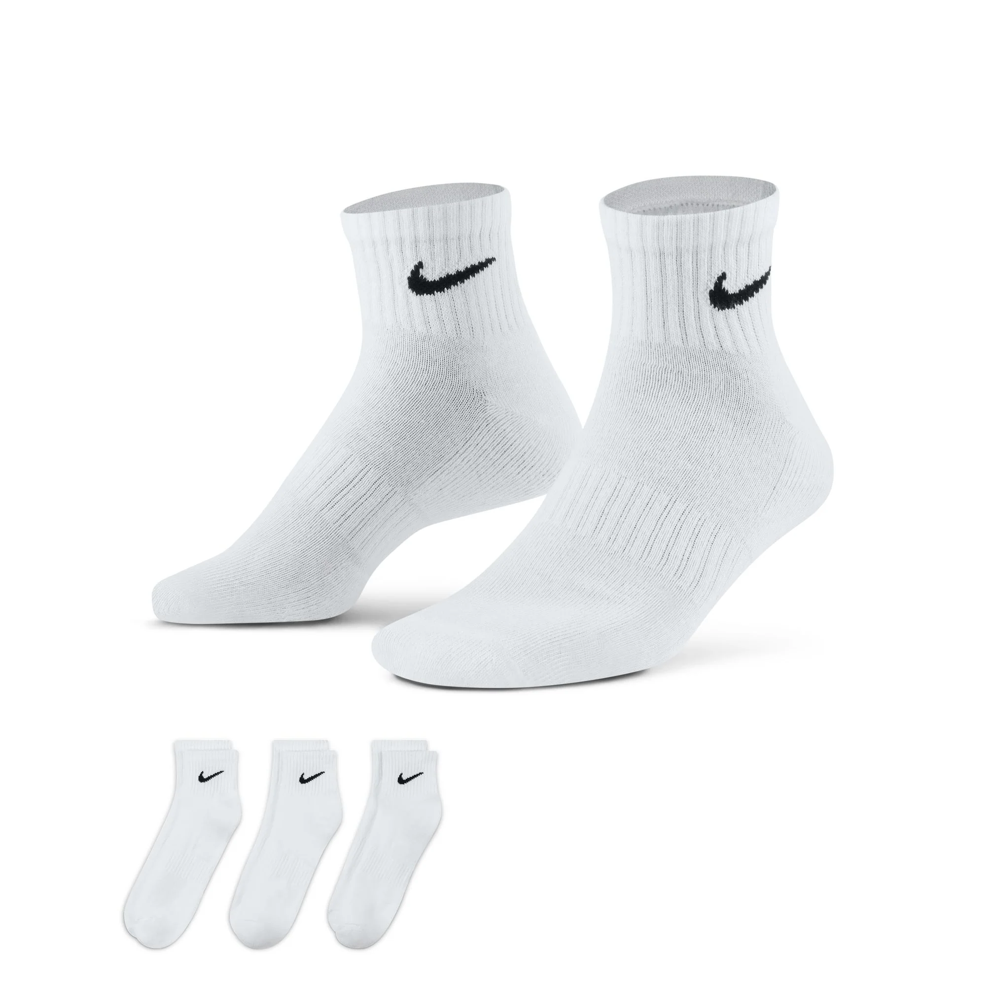 Nike Cushioned Quarter Socks 3 Pack - Image 4