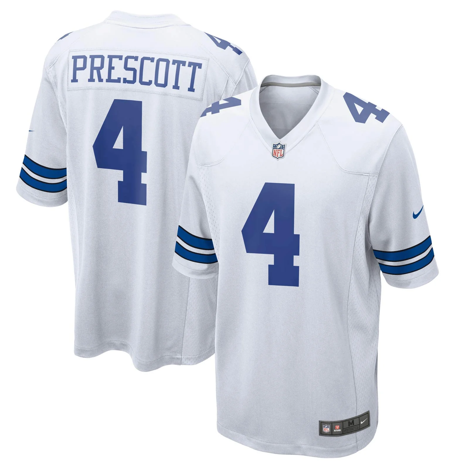 Nike Dallas Cowboys Prescott 4 Road Game Jersey - Image 3