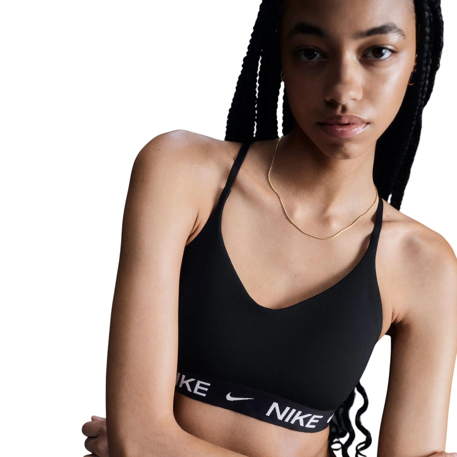 Nike Indy Light Support Womens Padded Adjustable Sports Bra - Image 3