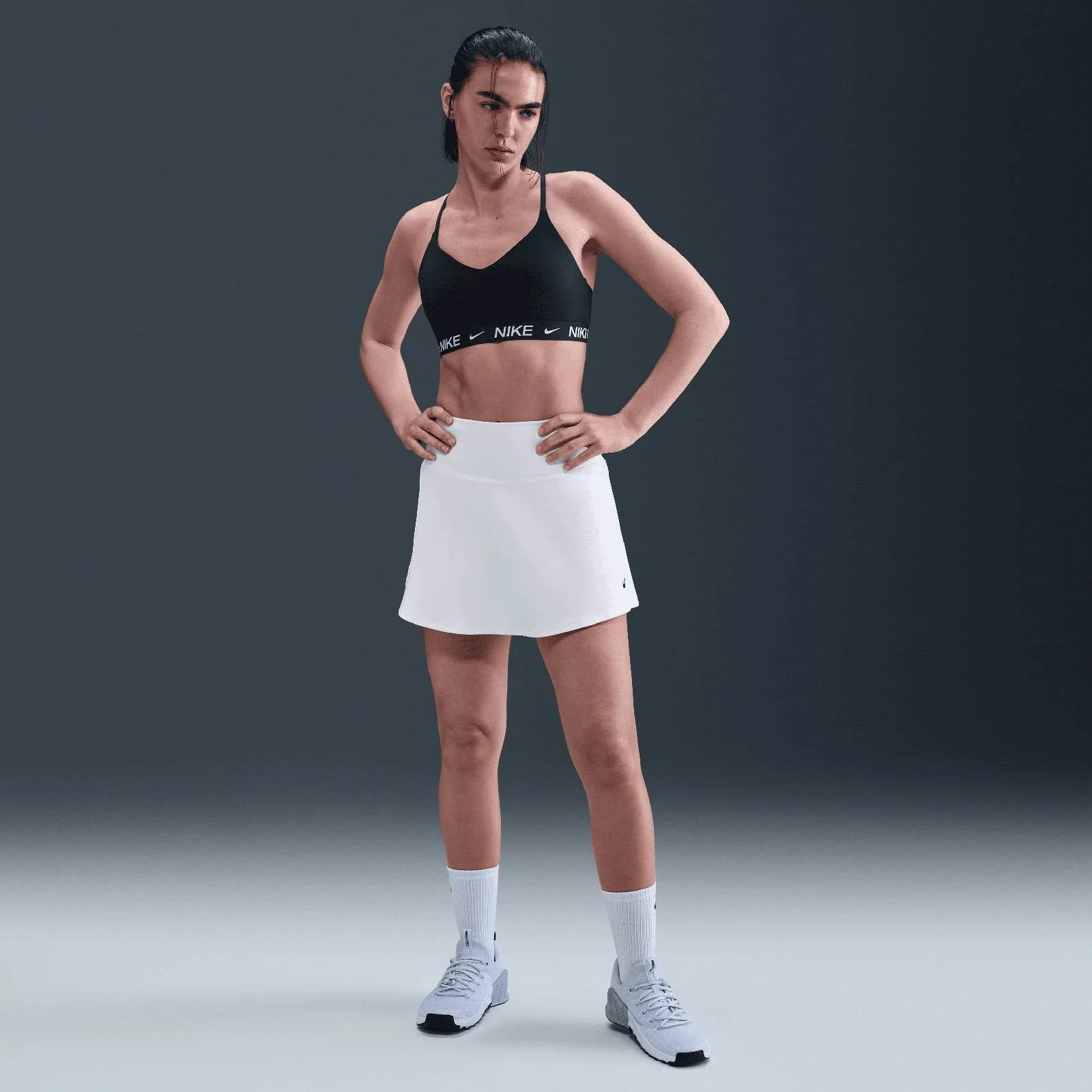 Nike Indy Light Support Womens Padded Adjustable Sports Bra - Image 6