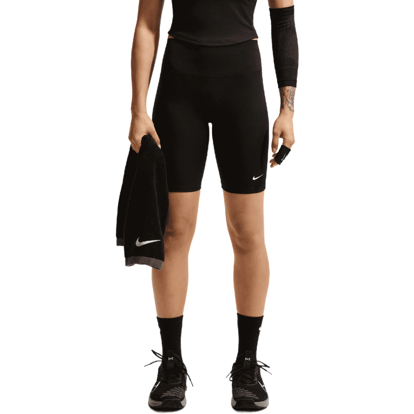 Nike One Womens High-Waisted 8" Biker Shorts