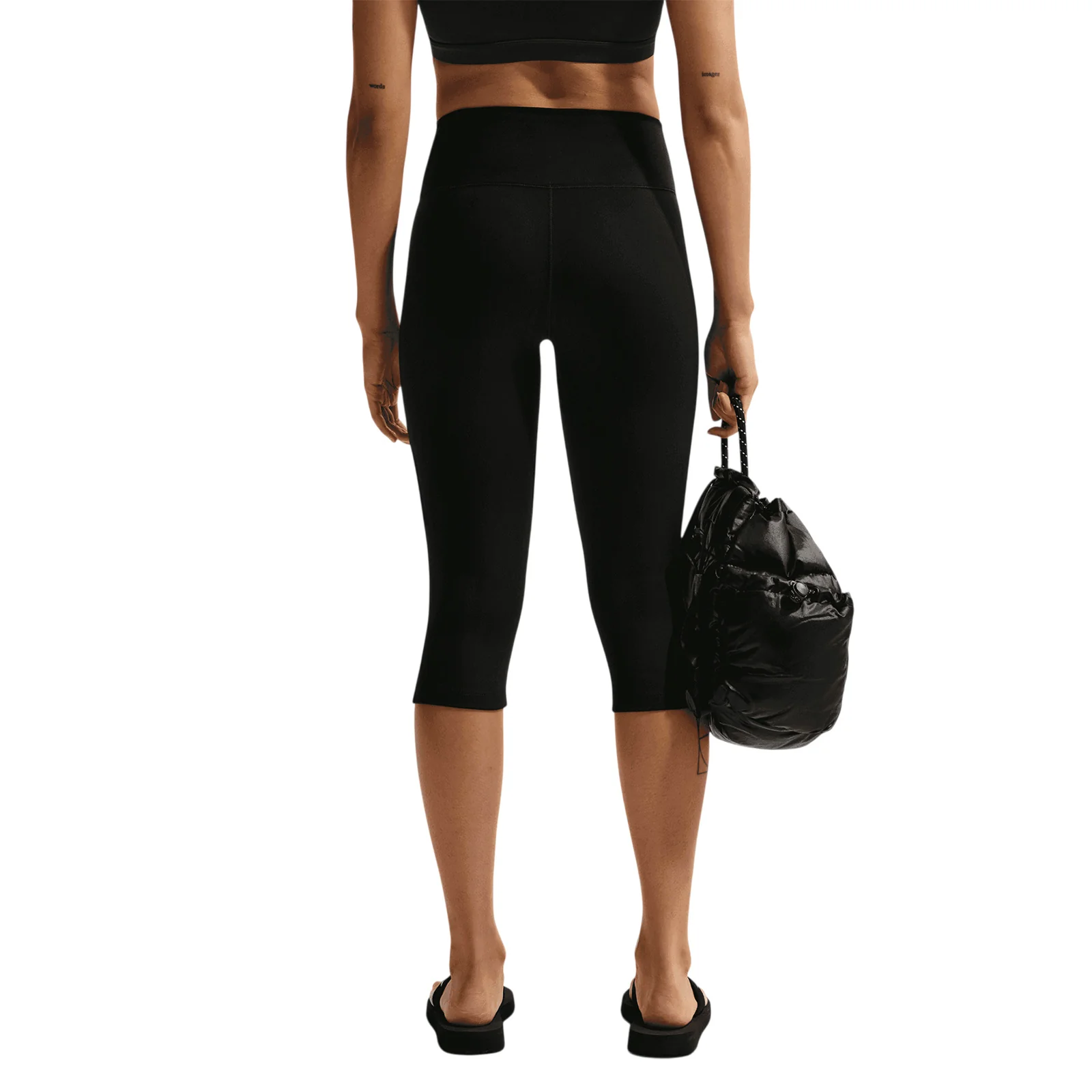 Nike One Womens High-Waisted Capri Leggings - Image 2