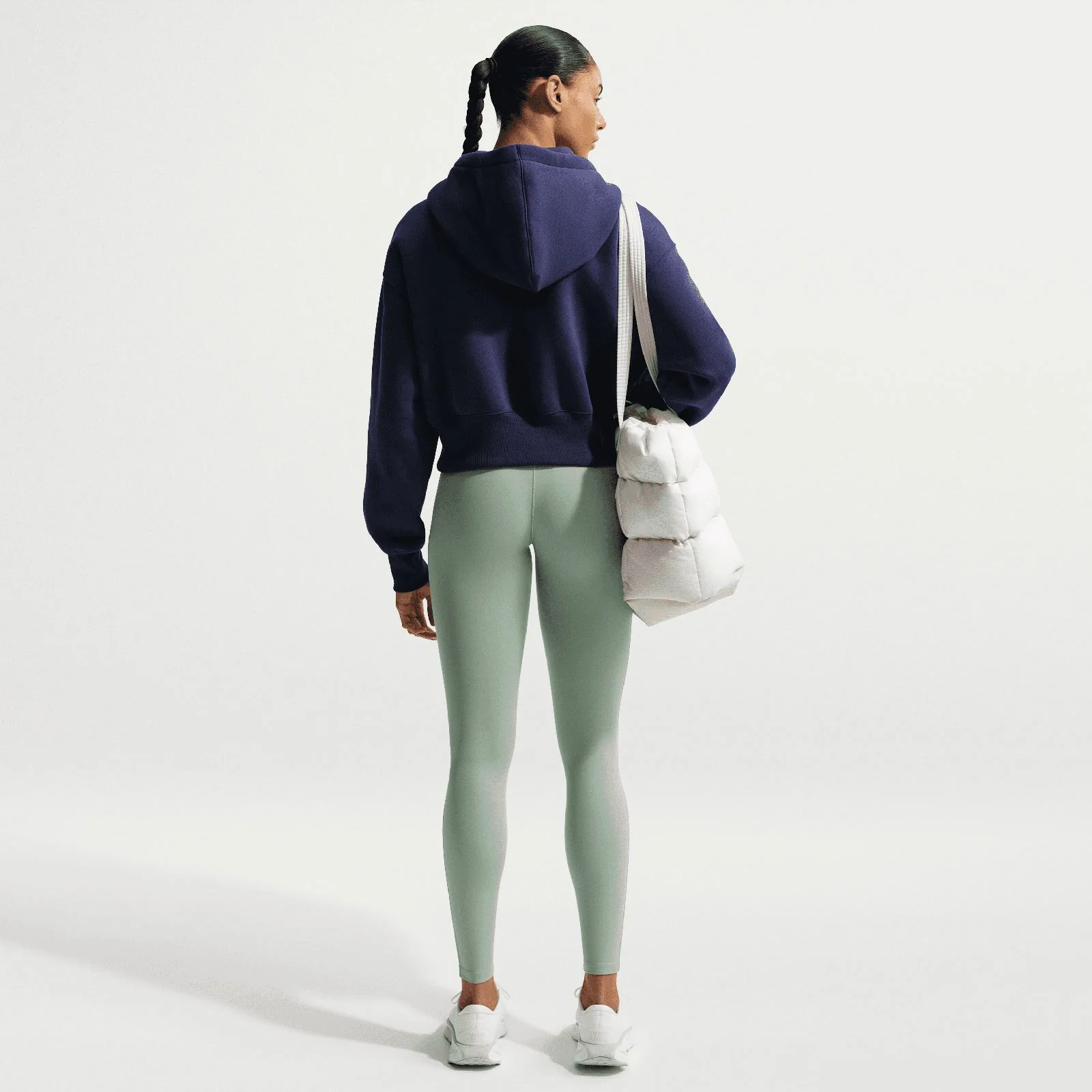 Nike One Seamless Front Womens High-Waisted Full-Length Leggings - Image 7