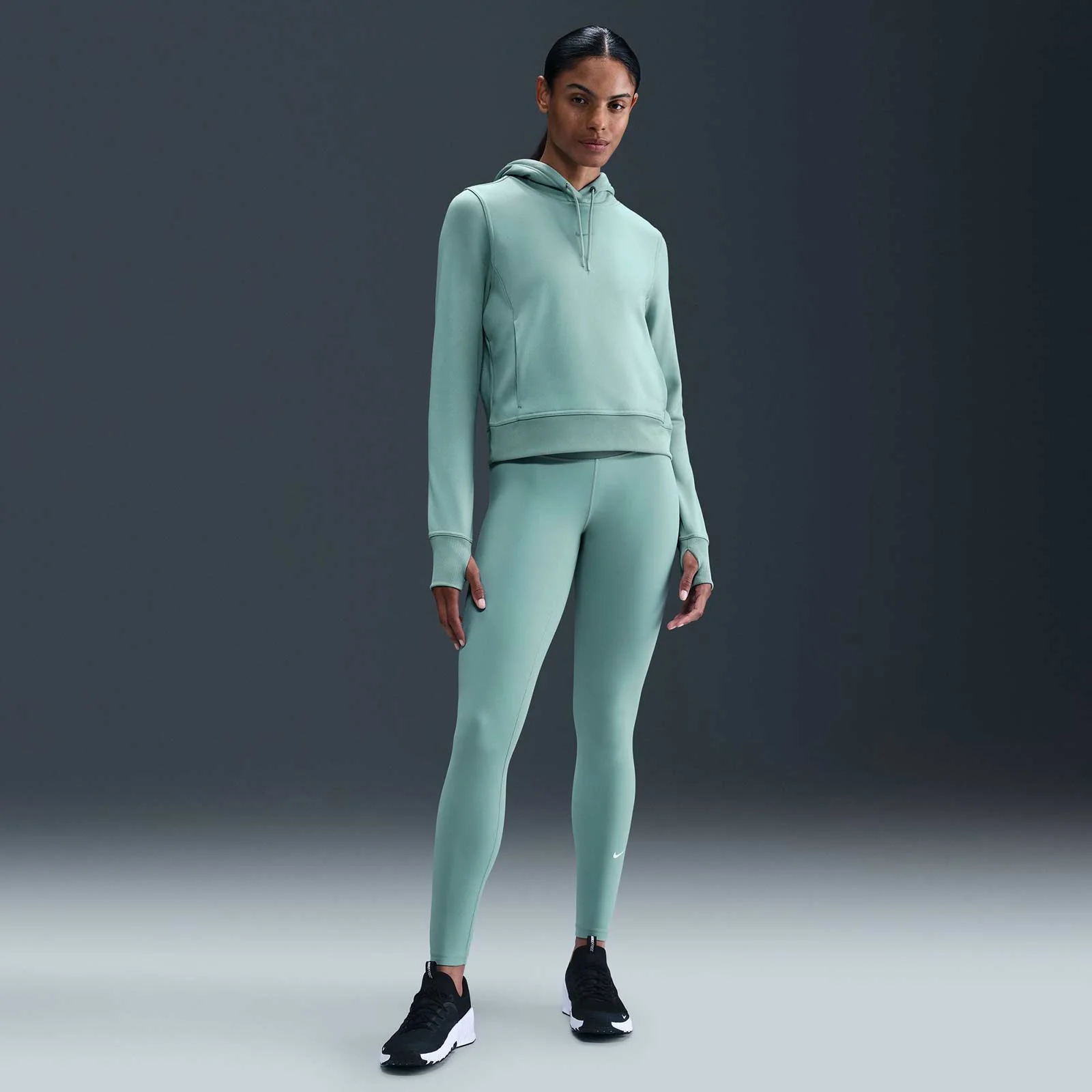 Nike One Womens High-Waisted Full-Length Leggings - Image 8
