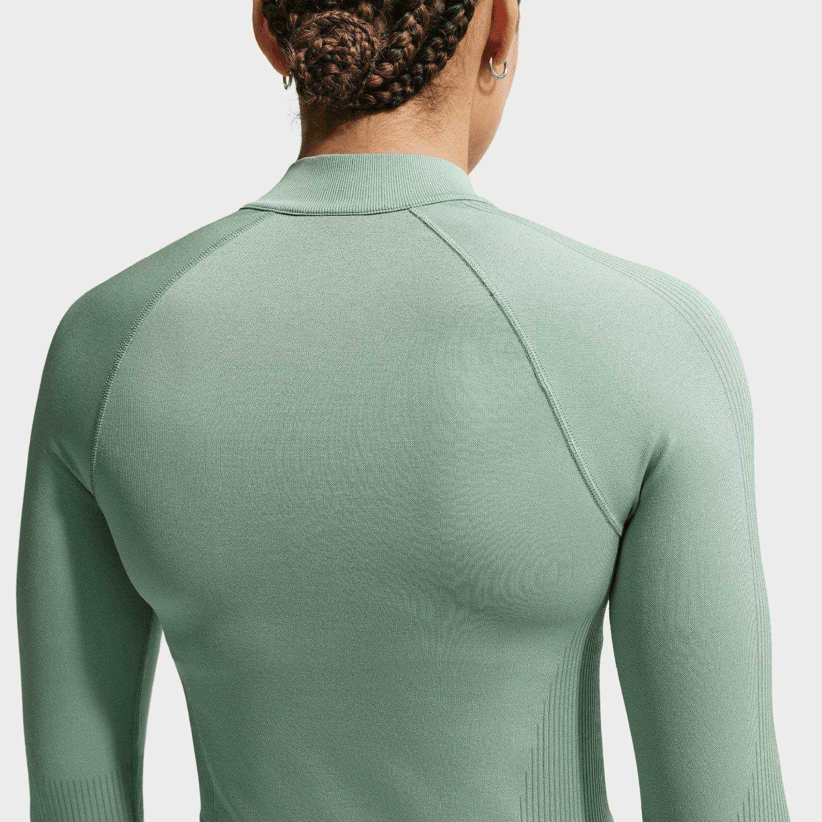Nike Pro Seamless Womens Dri-FIT Full-Zip Mid-Layer Top - Image 4