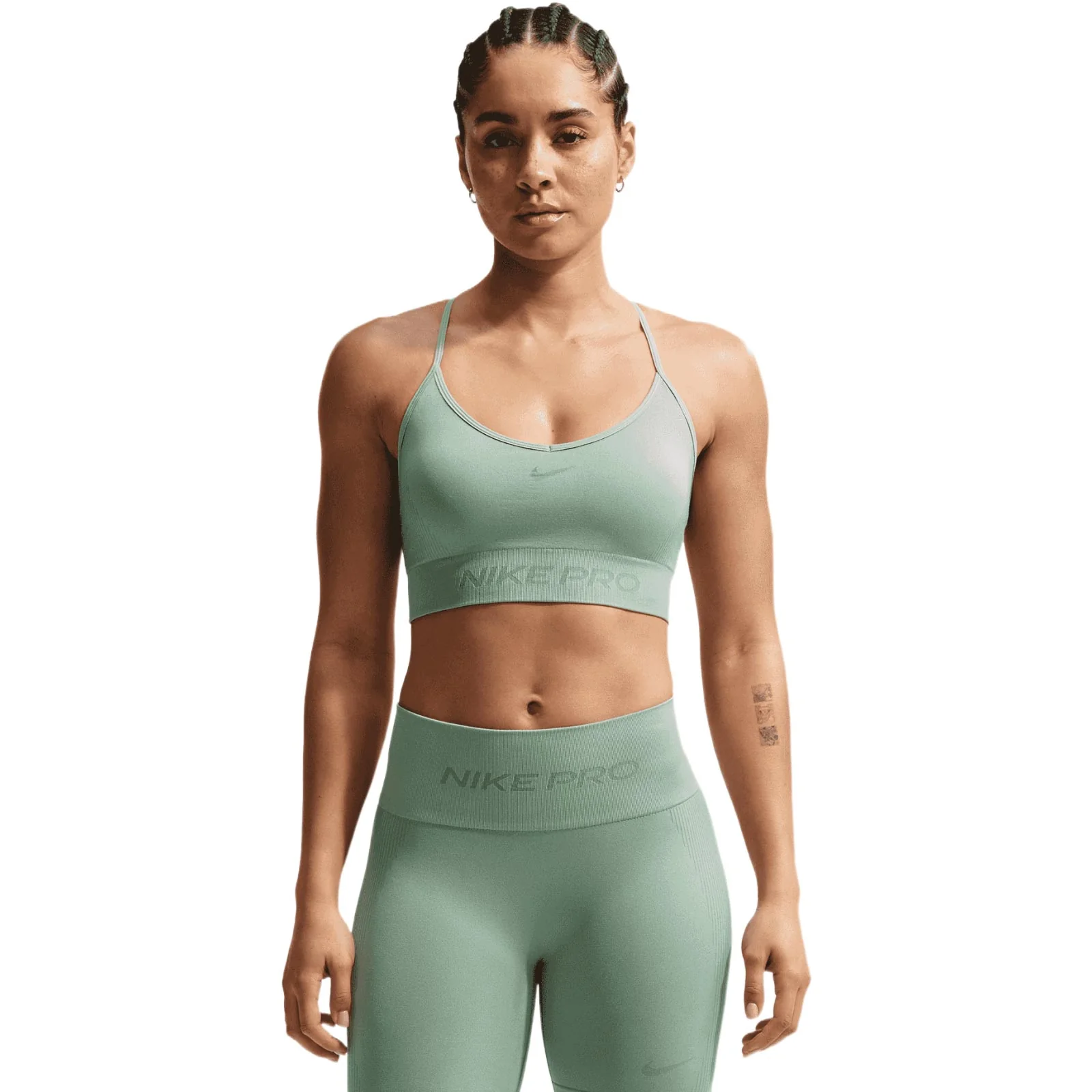 Nike Pro Seamless Womens Light-Support Padded Sports Bra
