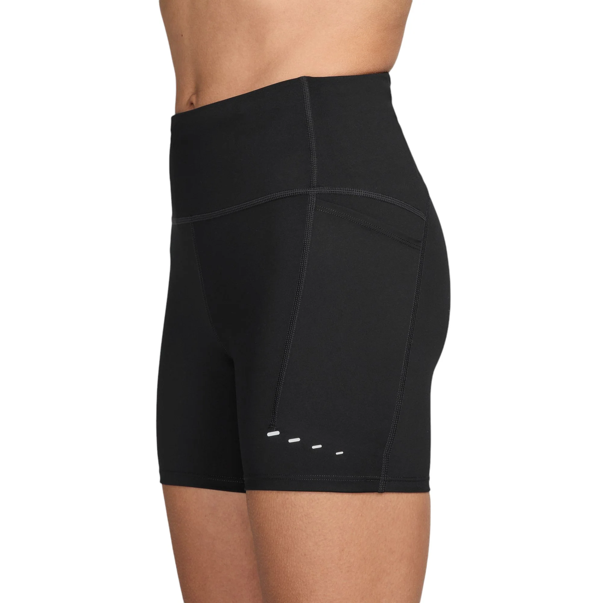 Nike Swift Womens High-Waisted 4" Tight Running Shorts With Pockets - Image 4