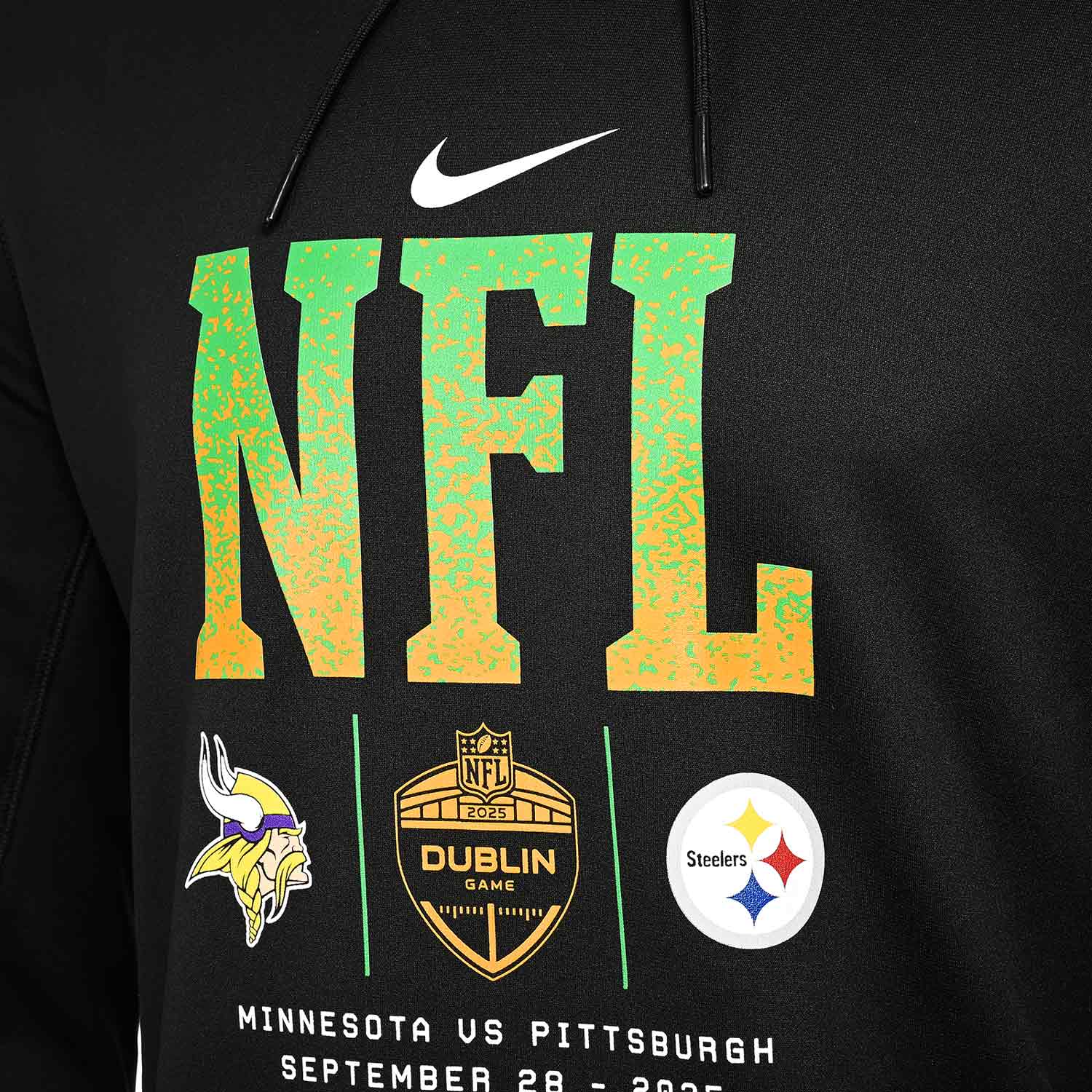 Nike Dublin Steelers X Vikings Hoodie - Image 4