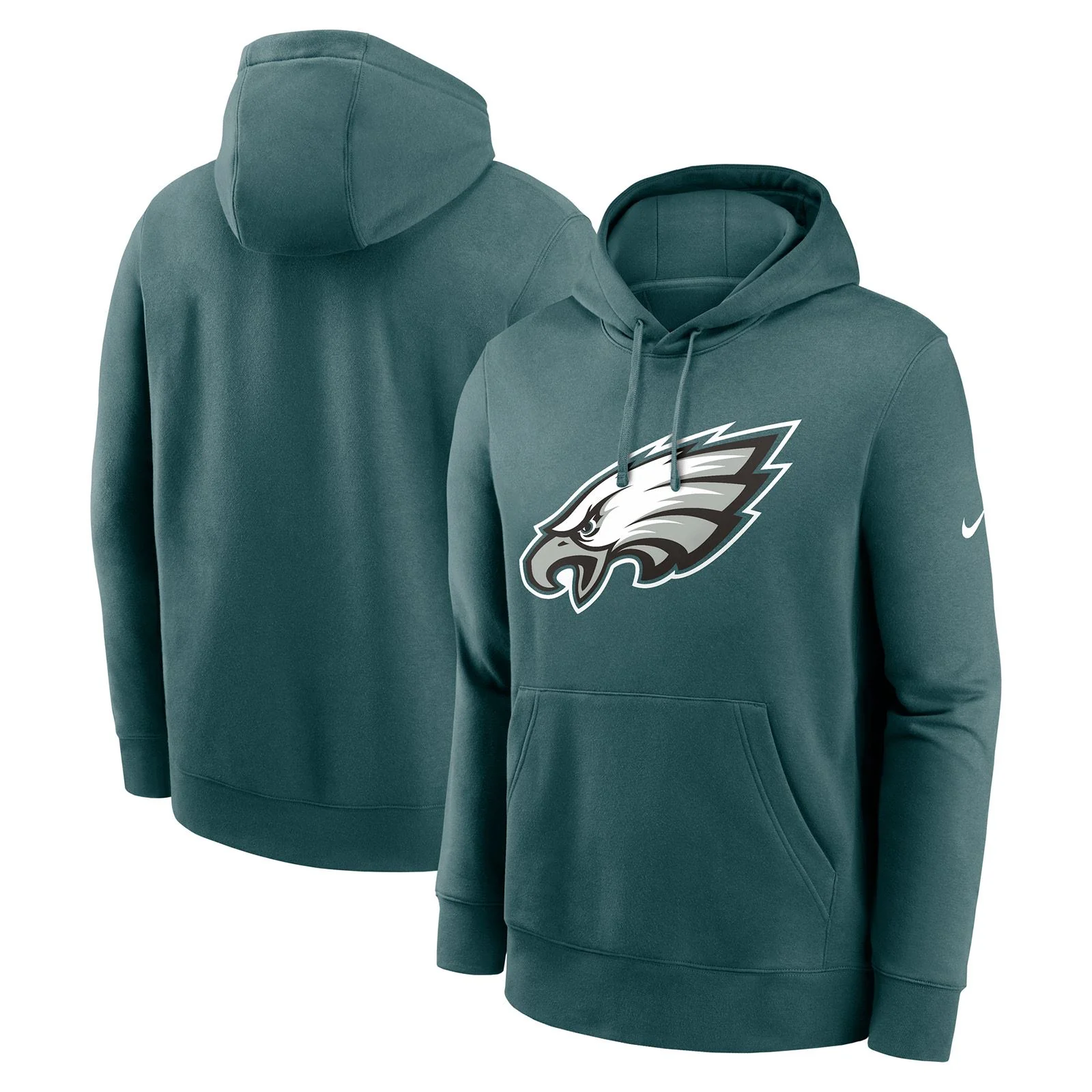 Nike Eagles NFL Club Logo Hoodie - Green - Image 3