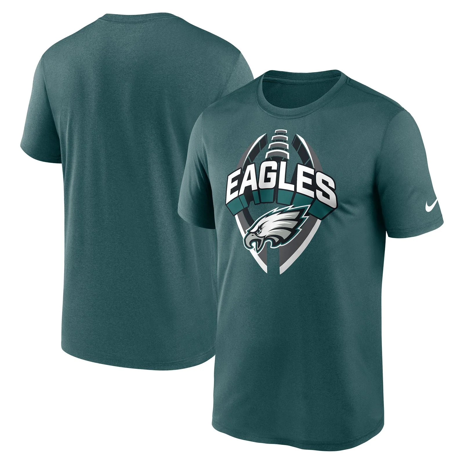 Nike Eagles Legend Icon NFL T-Shirt - Green - Image 3