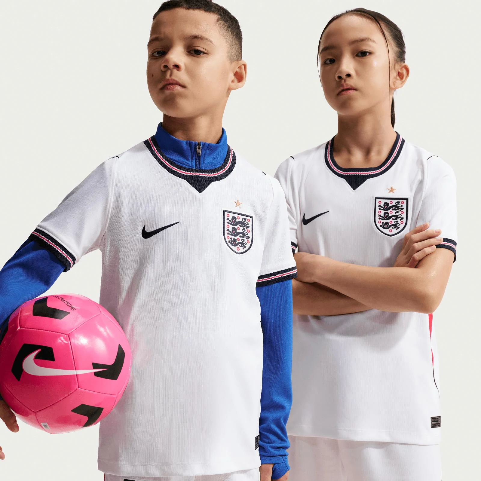 Nike Kids England World Cup 2026 Stadium Home Dri-FIT Soccer Replica Jersey - Image 3