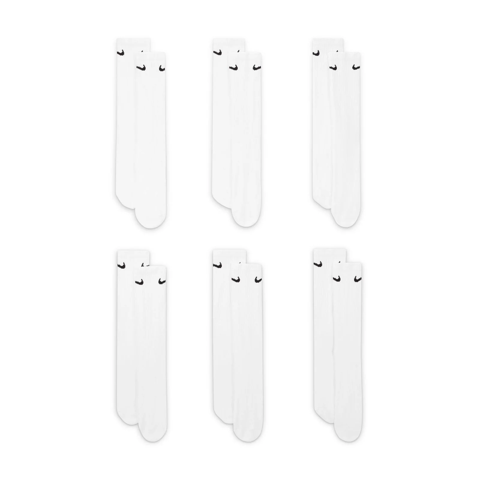 Nike Everyday Cushioned Crew Socks - 6 Pack - Image 2