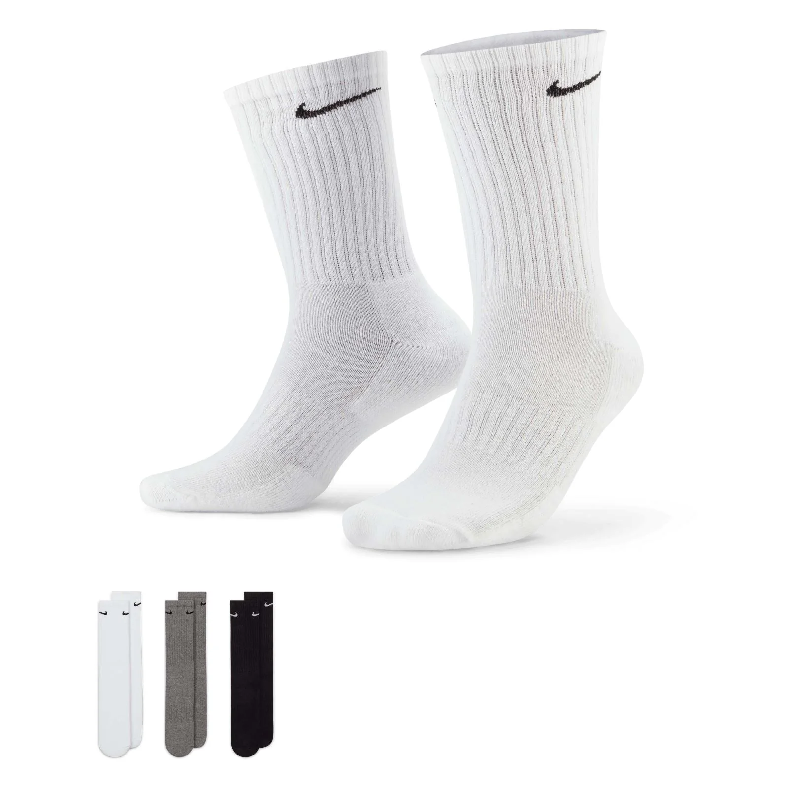 Nike Cushioned Crew Socks - 3 Pack