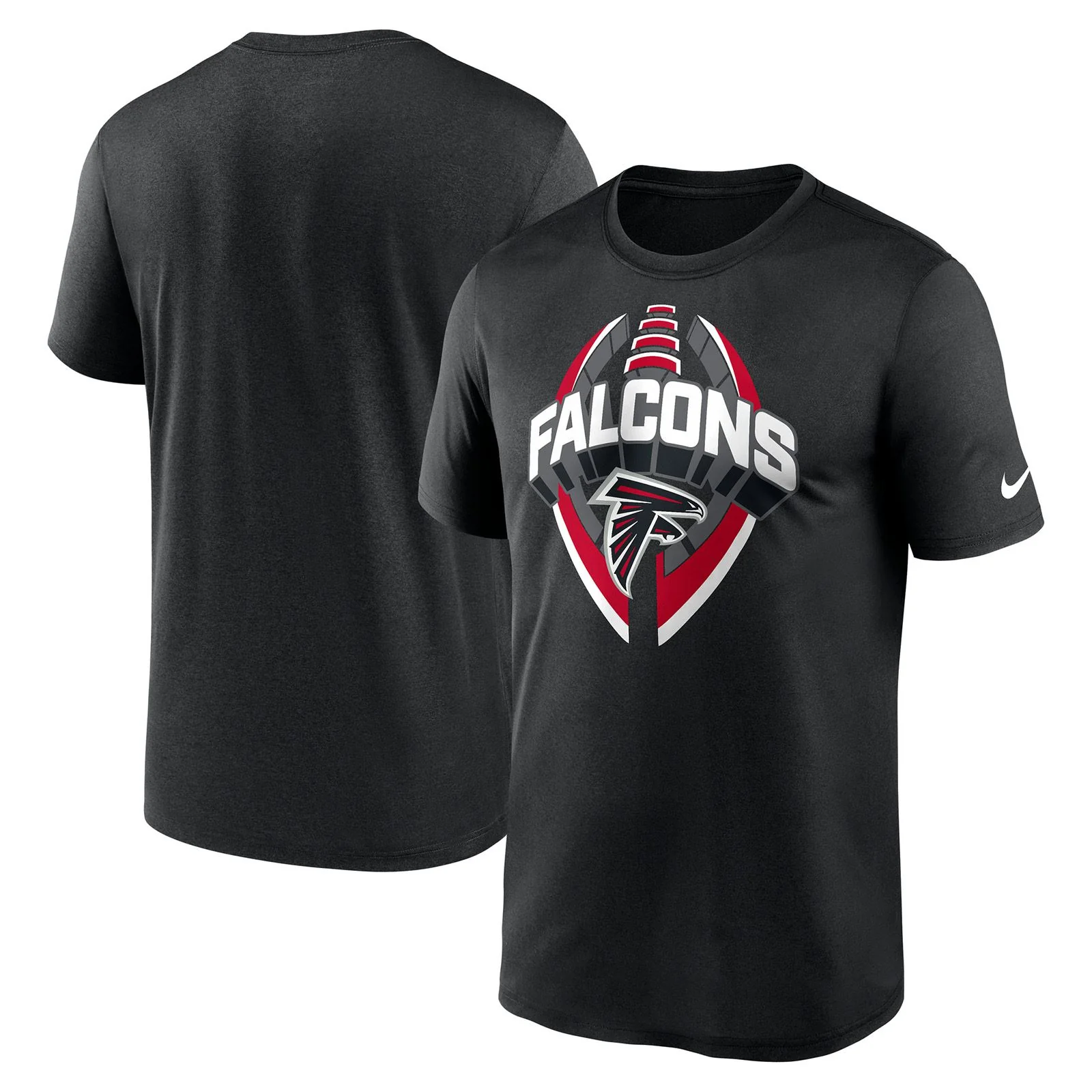 Nike Falcons Legend Icon NFL T-Shirt - Black - Image 3