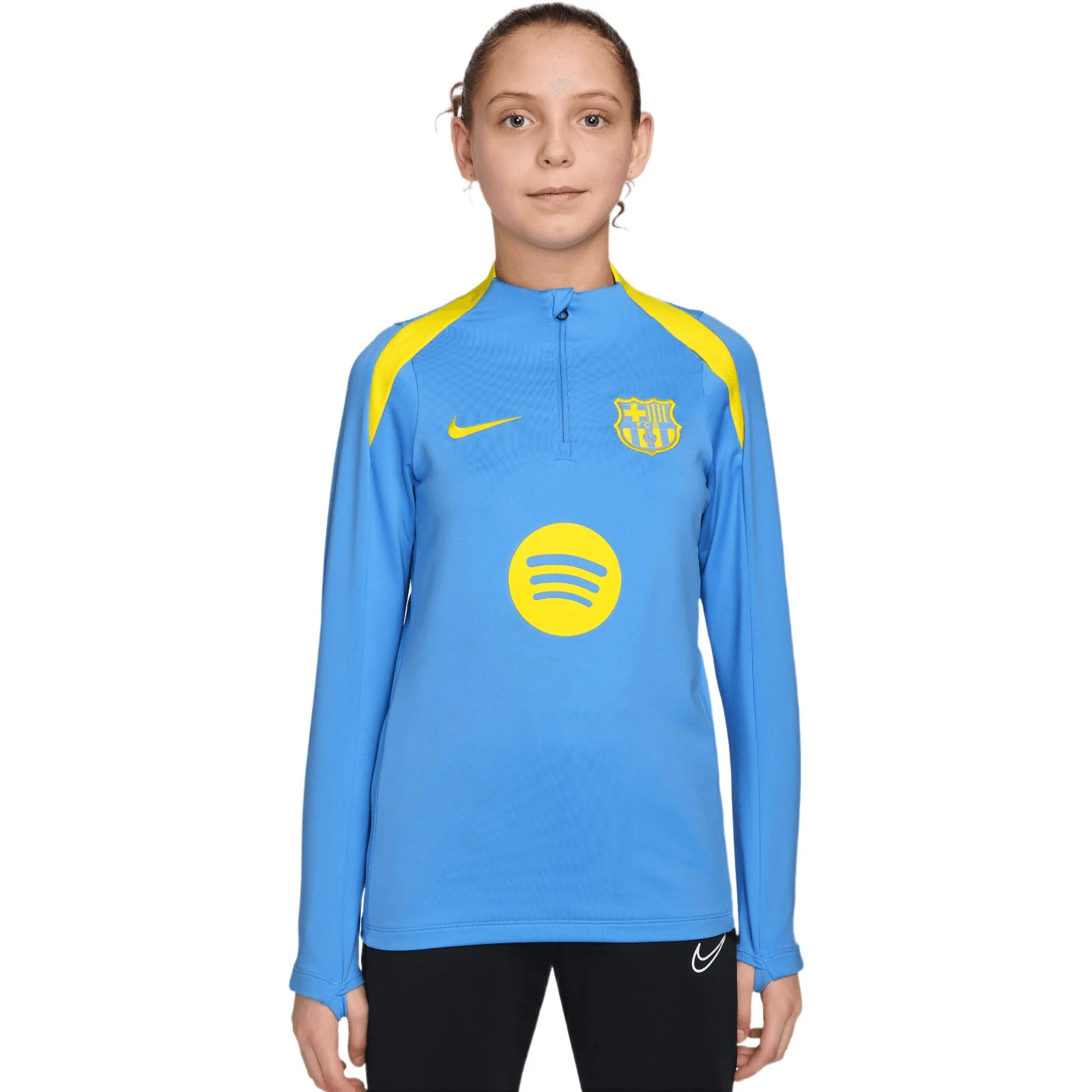 Nike FC Barcelona Strike Fourth Kids Dri-FIT Soccer Knit Drill Top