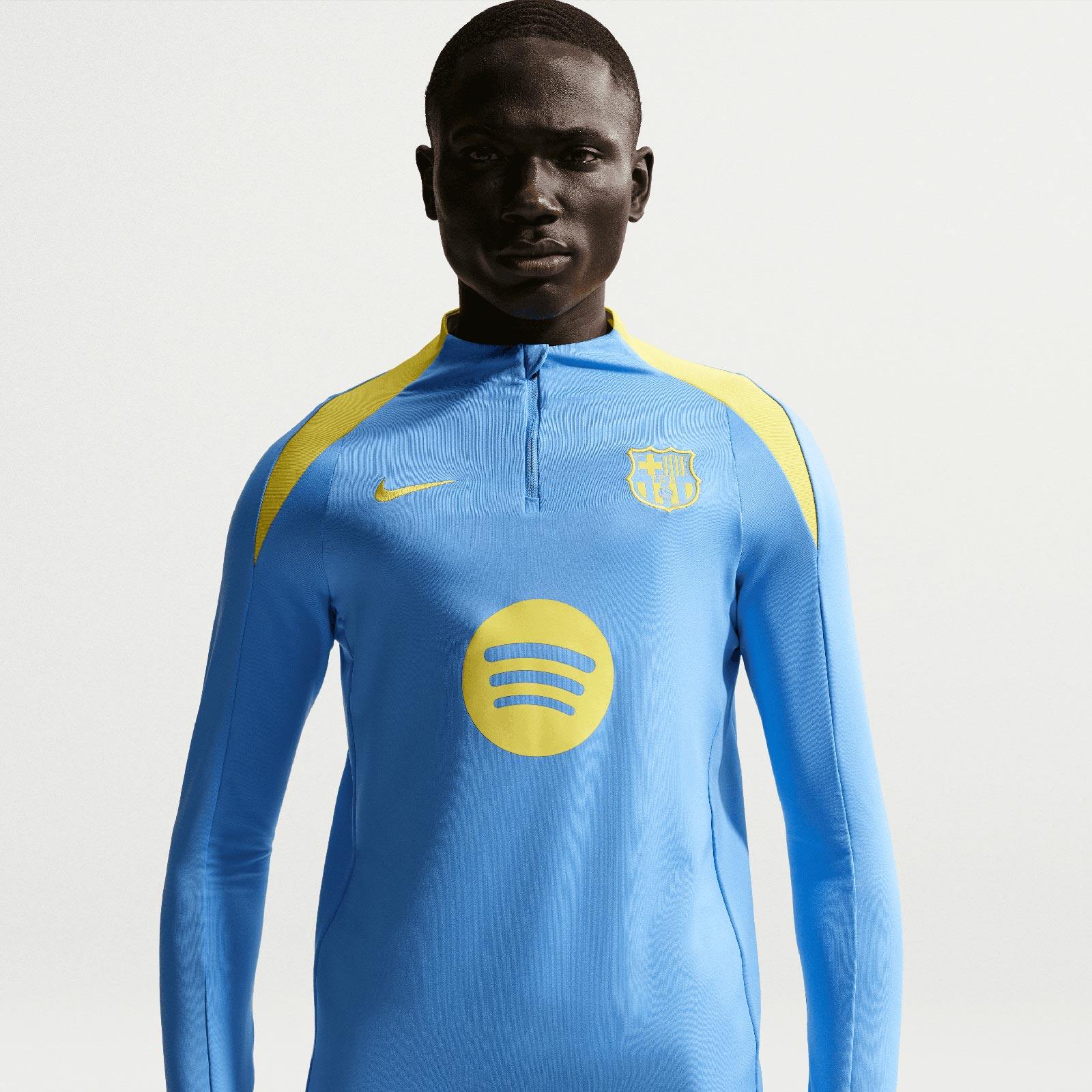 Nike FC Barcelona Strike Fourth Mens Dri-FIT Soccer Knit Drill Top - Image 3
