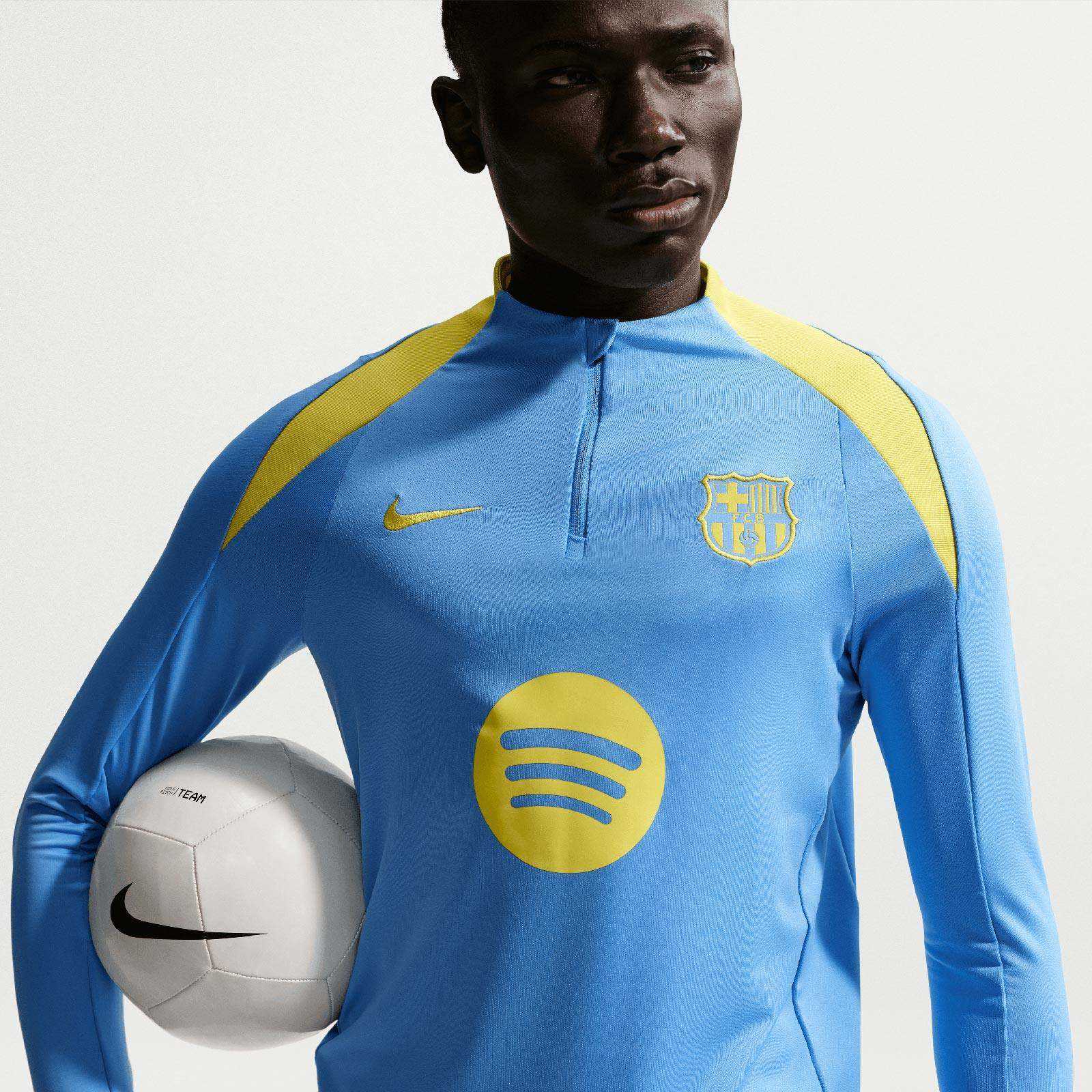Nike FC Barcelona Strike Fourth Mens Dri-FIT Soccer Knit Drill Top - Image 5