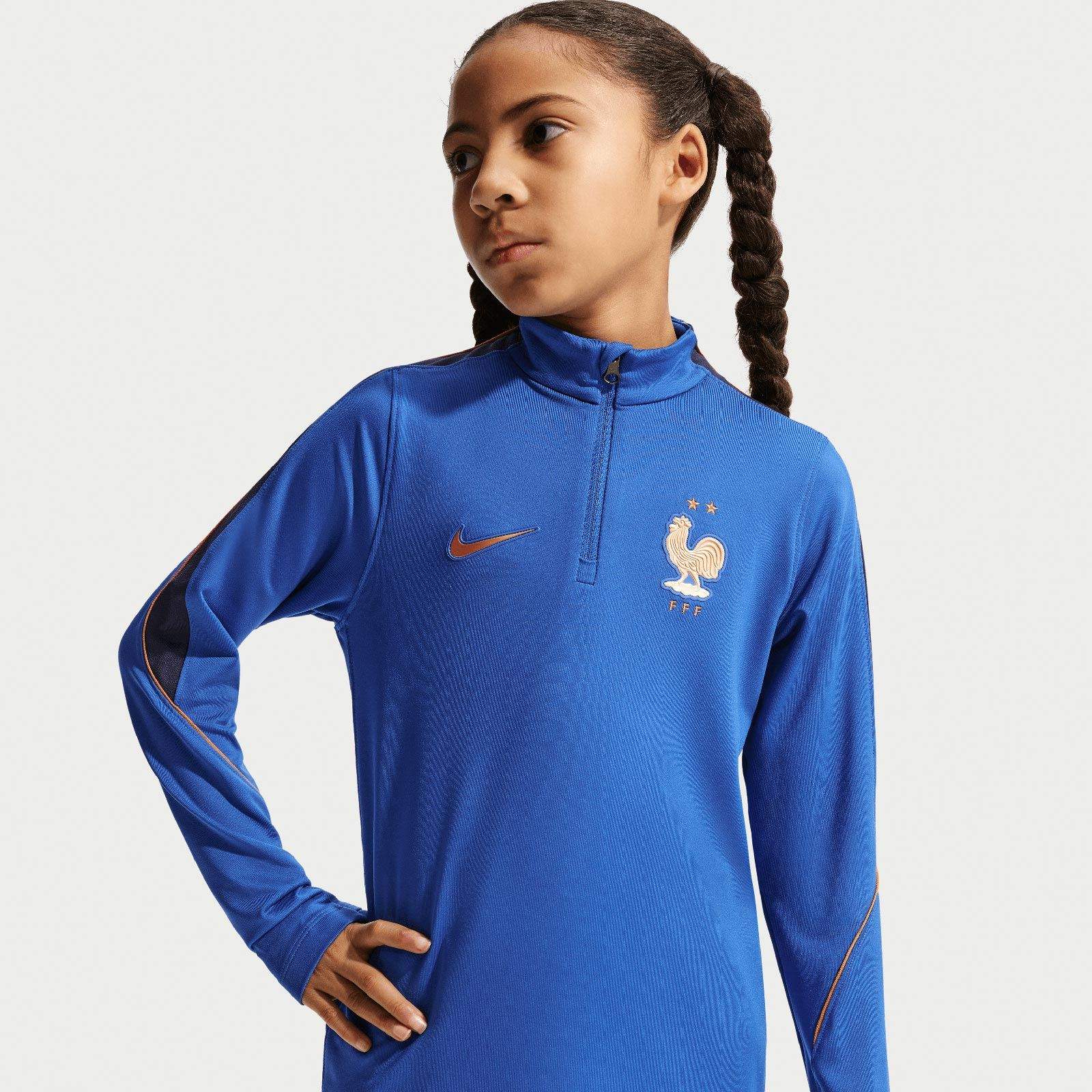 Nike Kids France World Cup 2026 Strike Dri-FIT Soccer Drill Top - Image 3