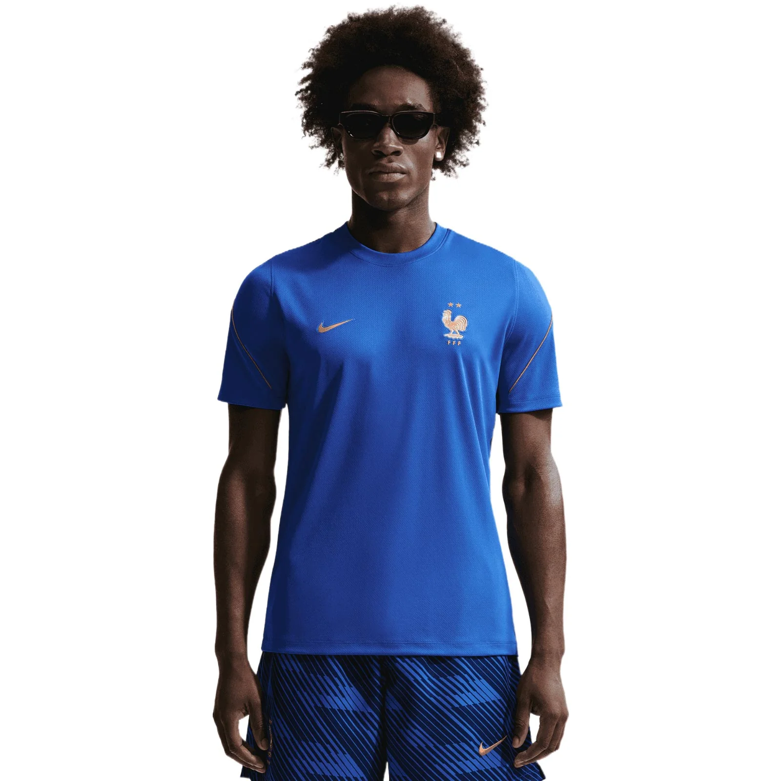 Nike Mens France World Cup 2026 Strike Soccer Dri-FIT Short-Sleeve Top