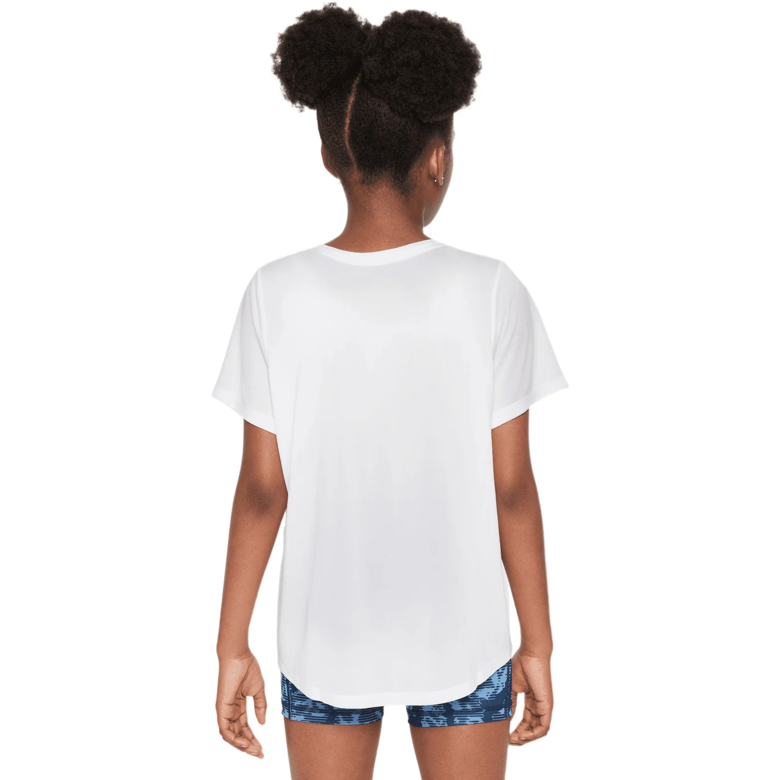 Nike One Fitted Kids Dri-FIT Short-Sleeve Top - Image 2