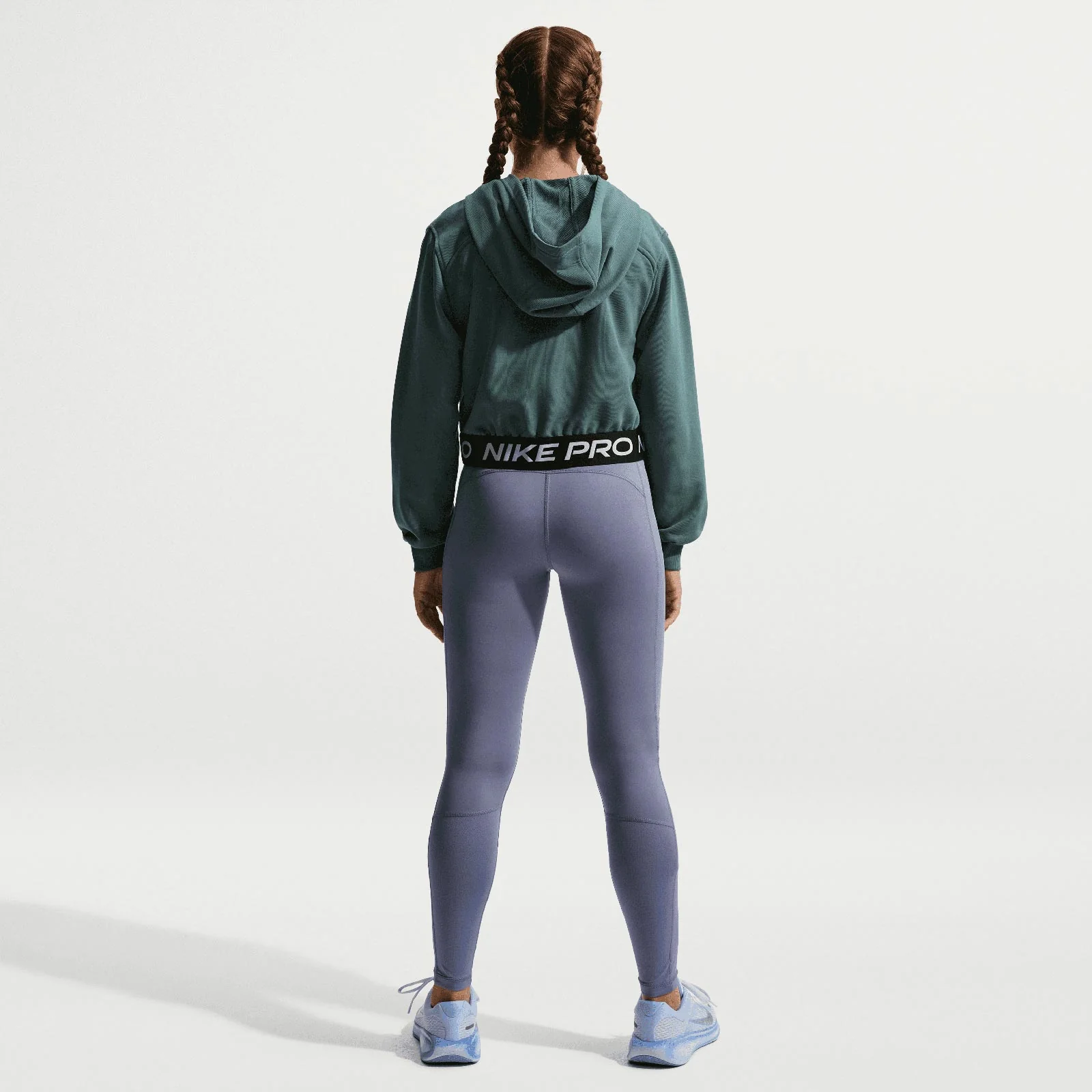 Nike Pro Fleece Girls Dri-FIT Full-Zip Hoodie - Image 7