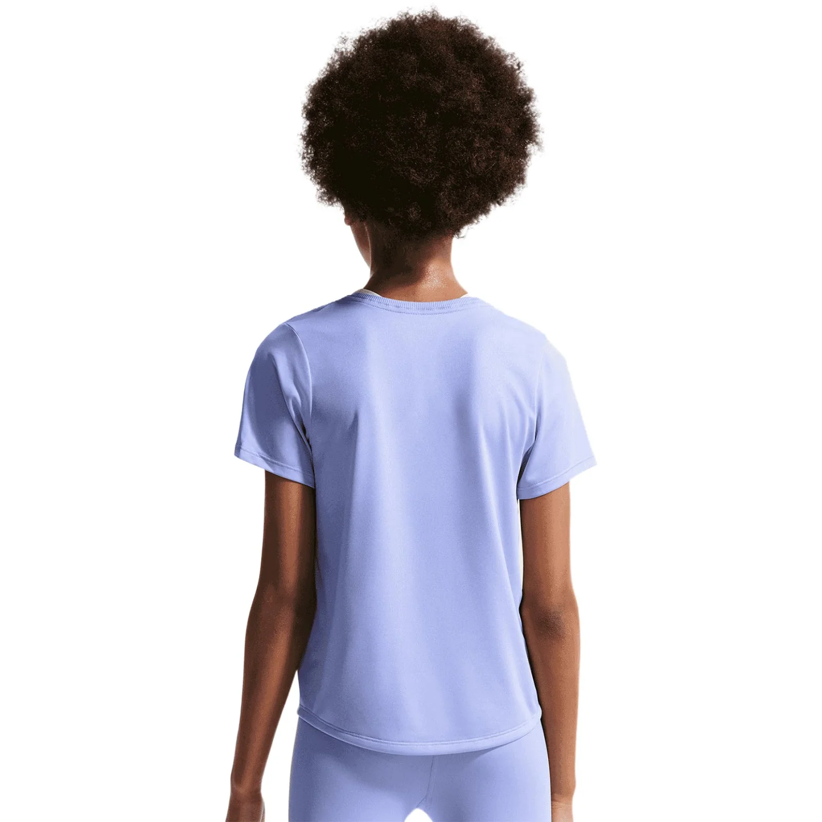 Nike One Fitted Kids Dri-FIT Short-Sleeve Top - Image 2