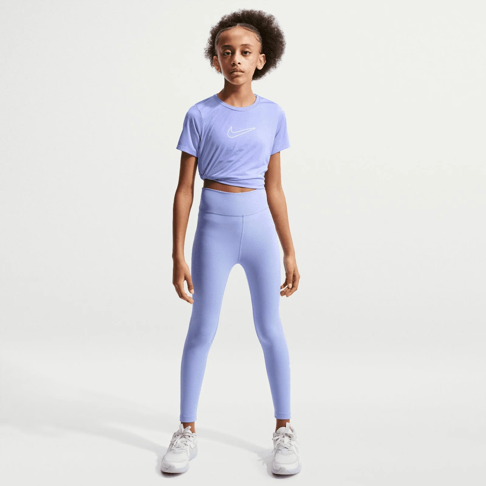 Nike One Kids Dri-FIT High-Waisted Leggings - Image 4