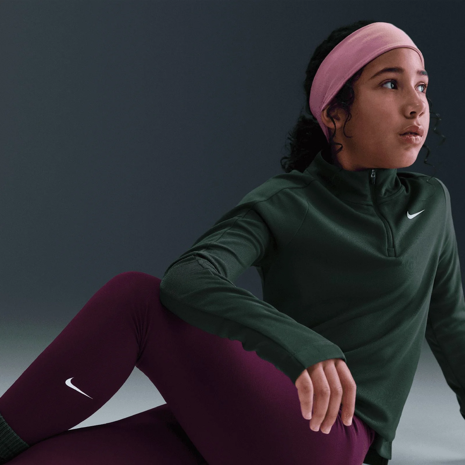 Nike One Girls Dri-FIT High-Waisted Leggings - Image 5