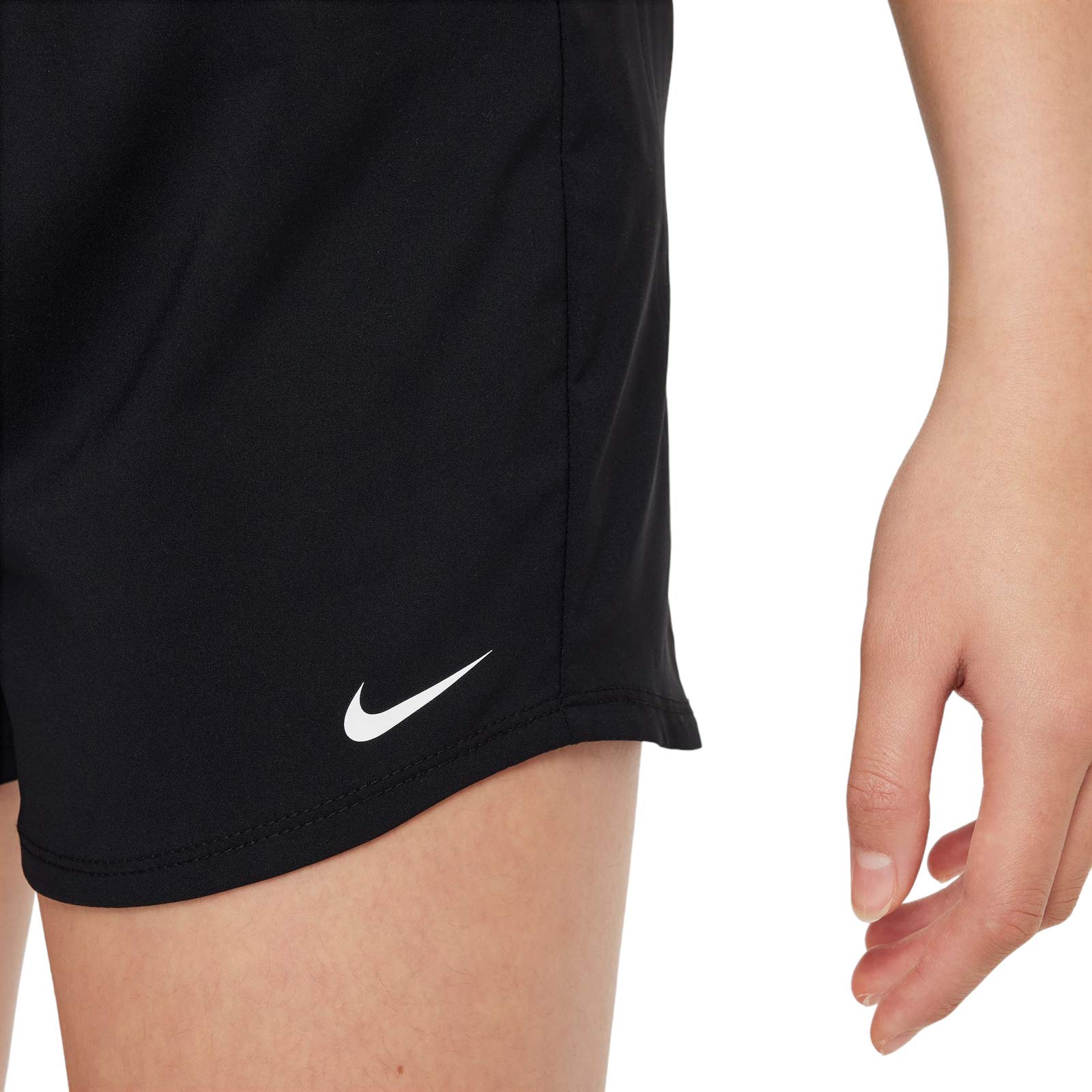 Nike One Kids Dri-FIT High-Waisted Woven Training Shorts - Image 3