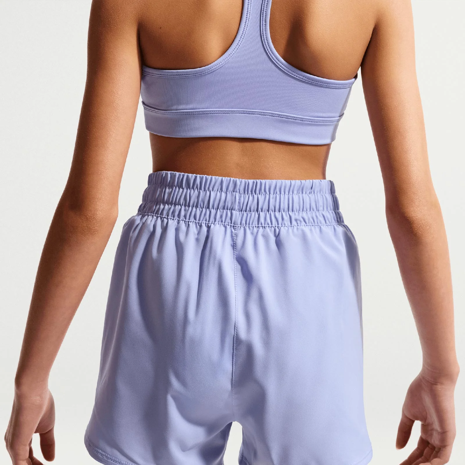 Nike One Kids Dri-FIT High-Waisted Woven Training Shorts - Image 4
