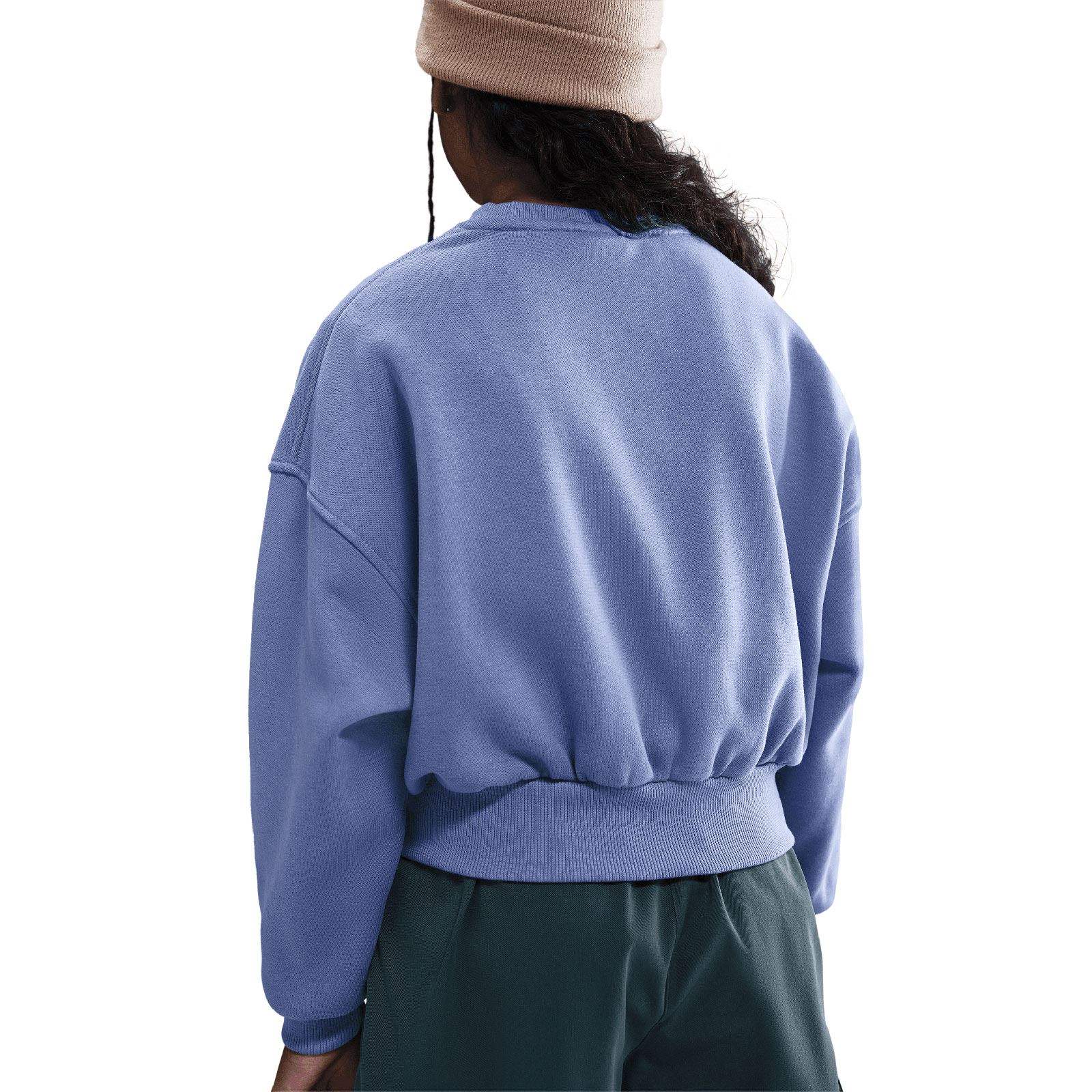 Nike Sportswear Club Fleece Girls Boxy Crew-Neck Sweatshirt - Image 2