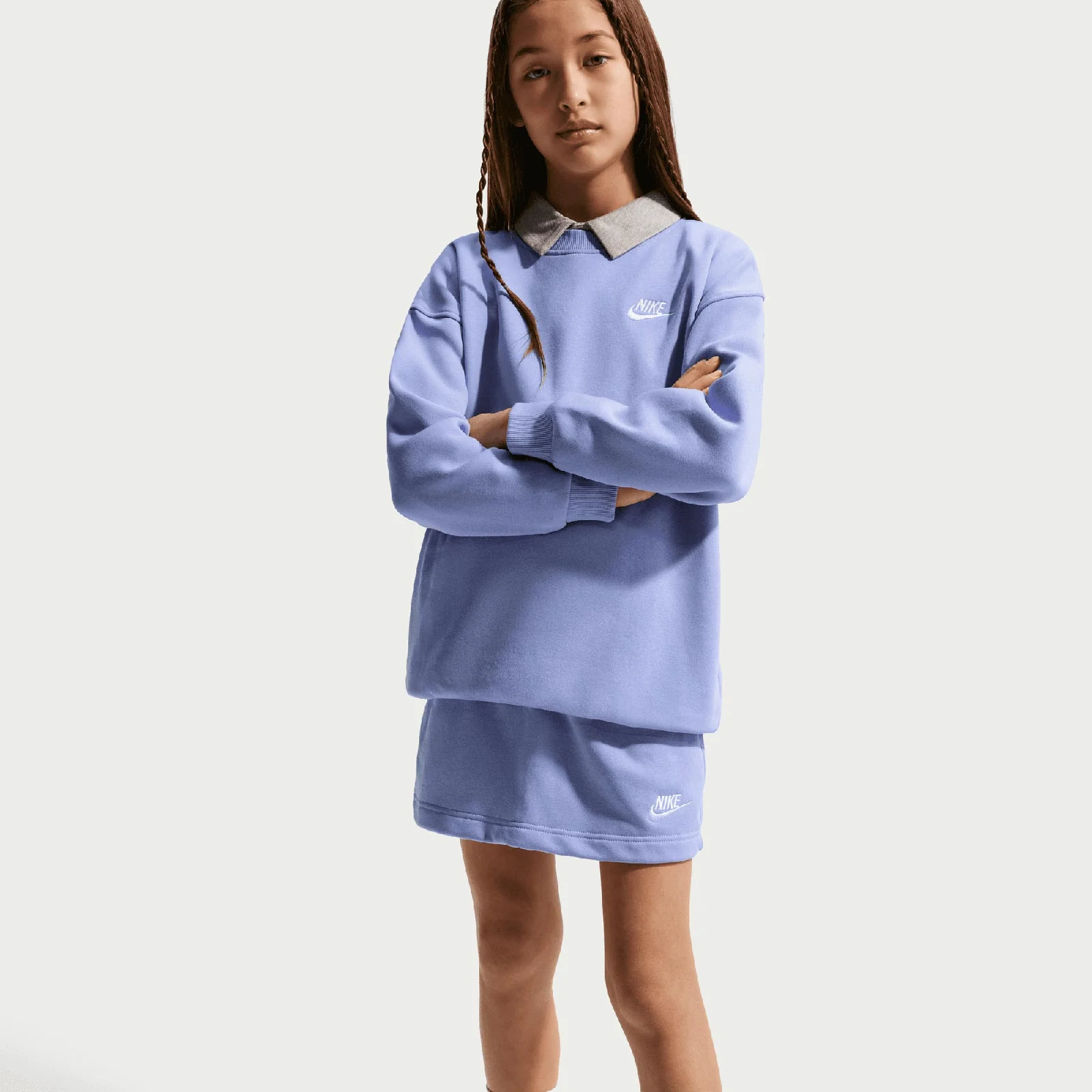 Nike Sportswear Club Fleece Kids Oversized Sweatshirt - Image 5