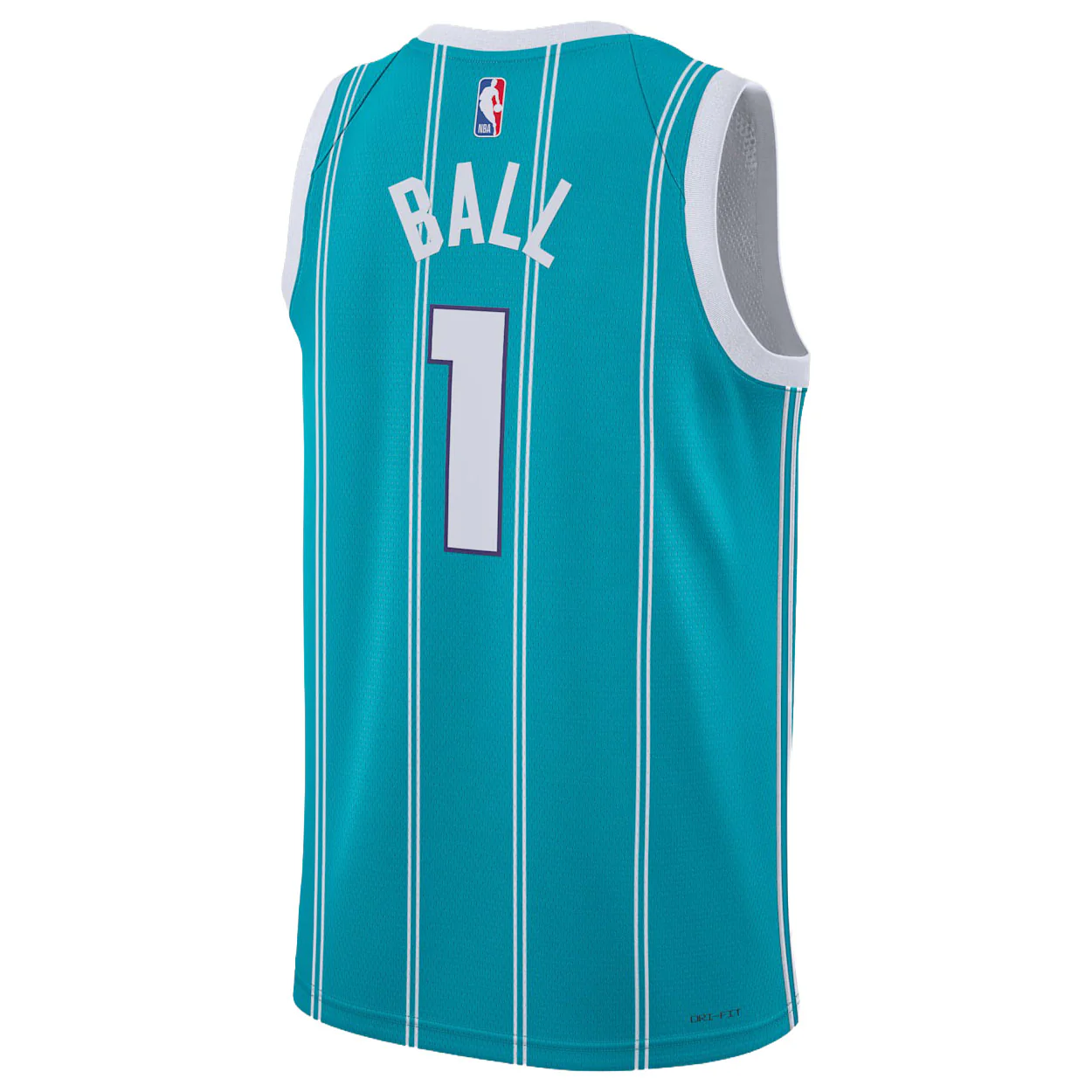 Nike NBA Hornets Ball 1 Kids Icon Jersey - Image 2