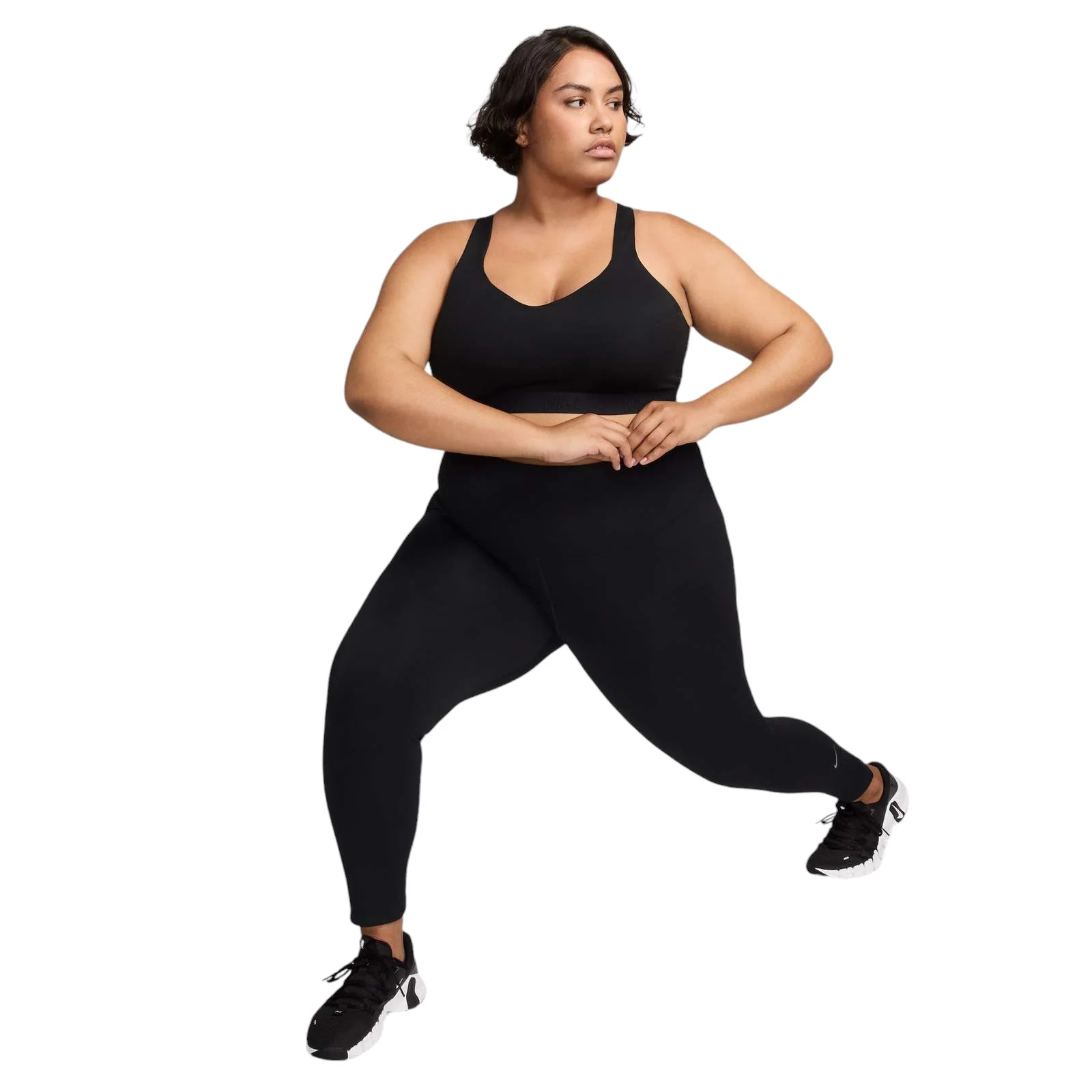Nike Indy High Support Womens Padded Adjustable Sports Bra (Plus Size) - Image 6
