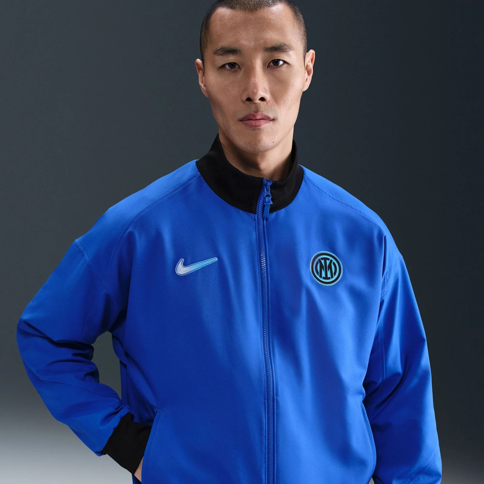 Nike Inter Milan 2025 Strike Mens Dri-FIT Soccer Anthem Jacket - Image 4