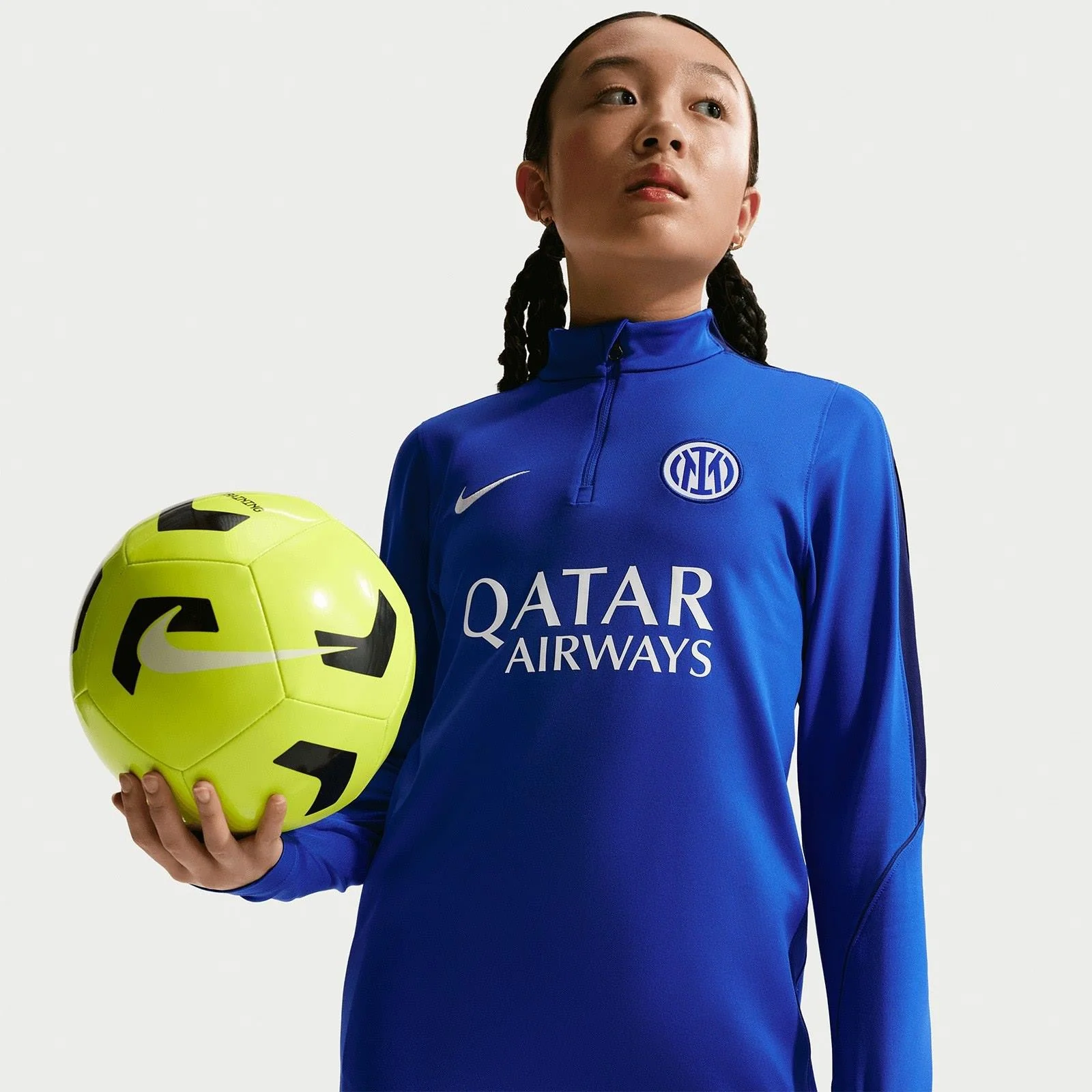 Nike Inter Milan Strike Kids Dri-FIT Soccer Knit Drill Top - Image 4