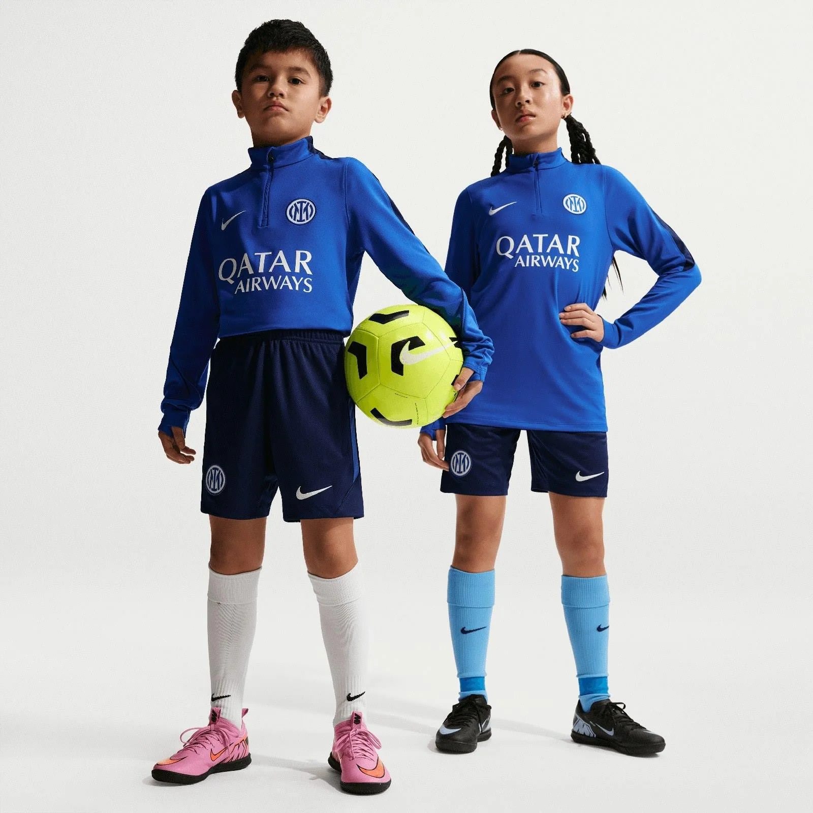 Nike Inter Milan Strike Kids Dri-FIT Soccer Knit Drill Top - Image 5